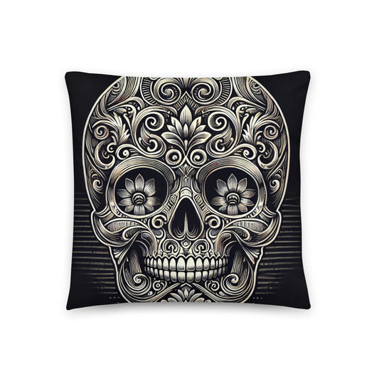 HALLOWEEN skull cushion