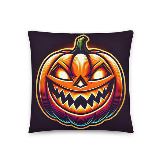 HALLOWEEN scary pumpkin cushion