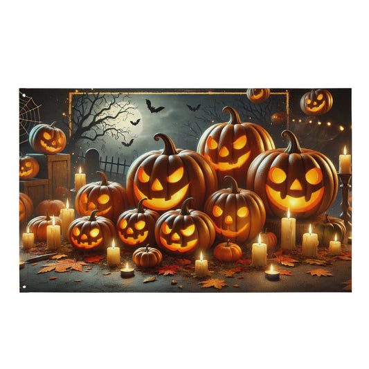 HALLOWEEN pumpkin flag
