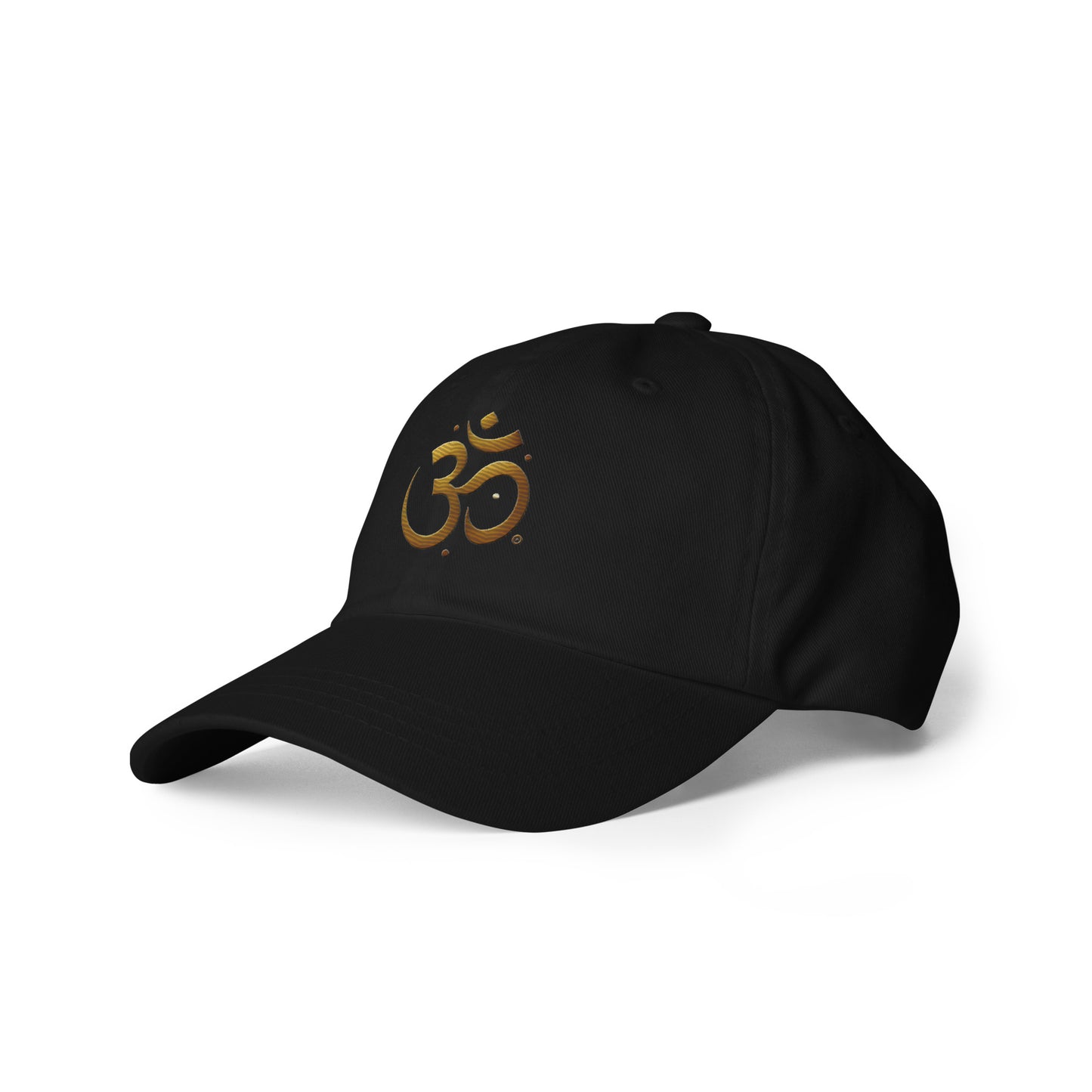 Golden OM symbol cap