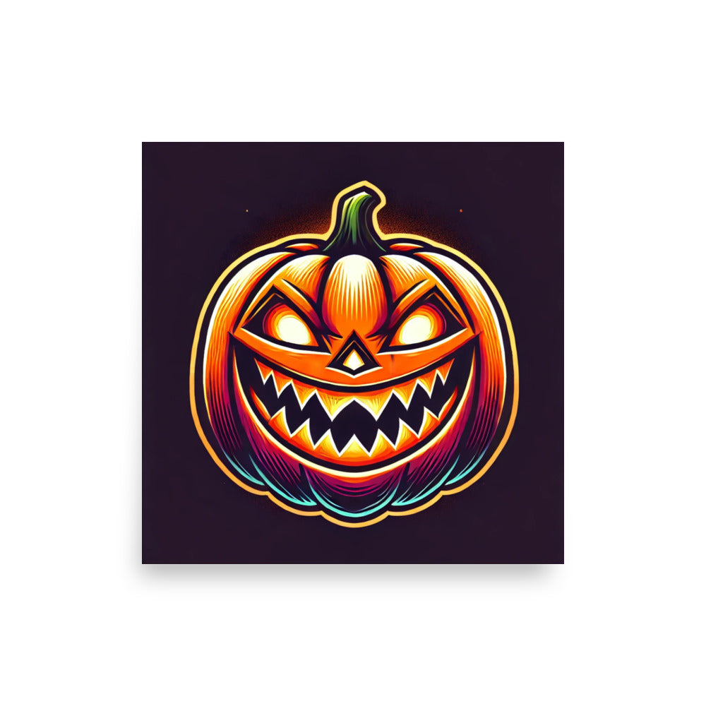 Póster HALLOWEEN calabaza terrorifica