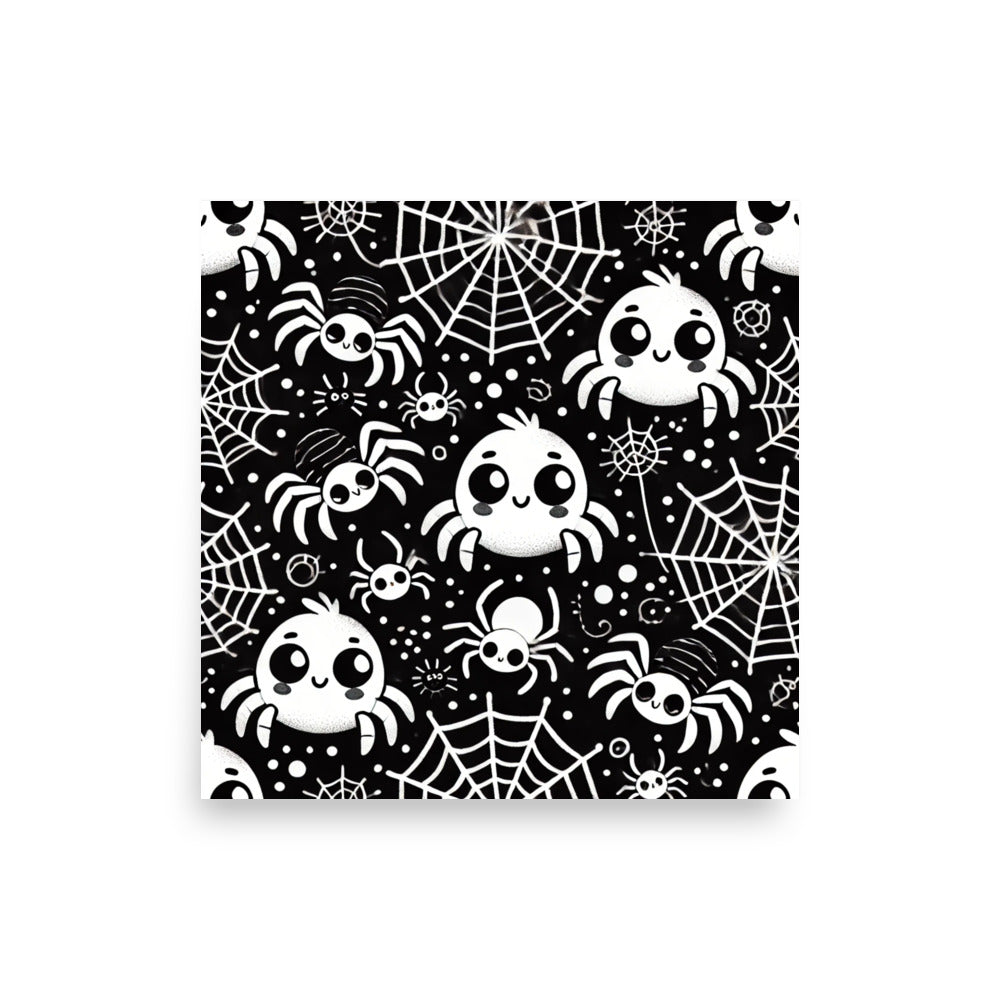 Póster HALLOWEEN arañas