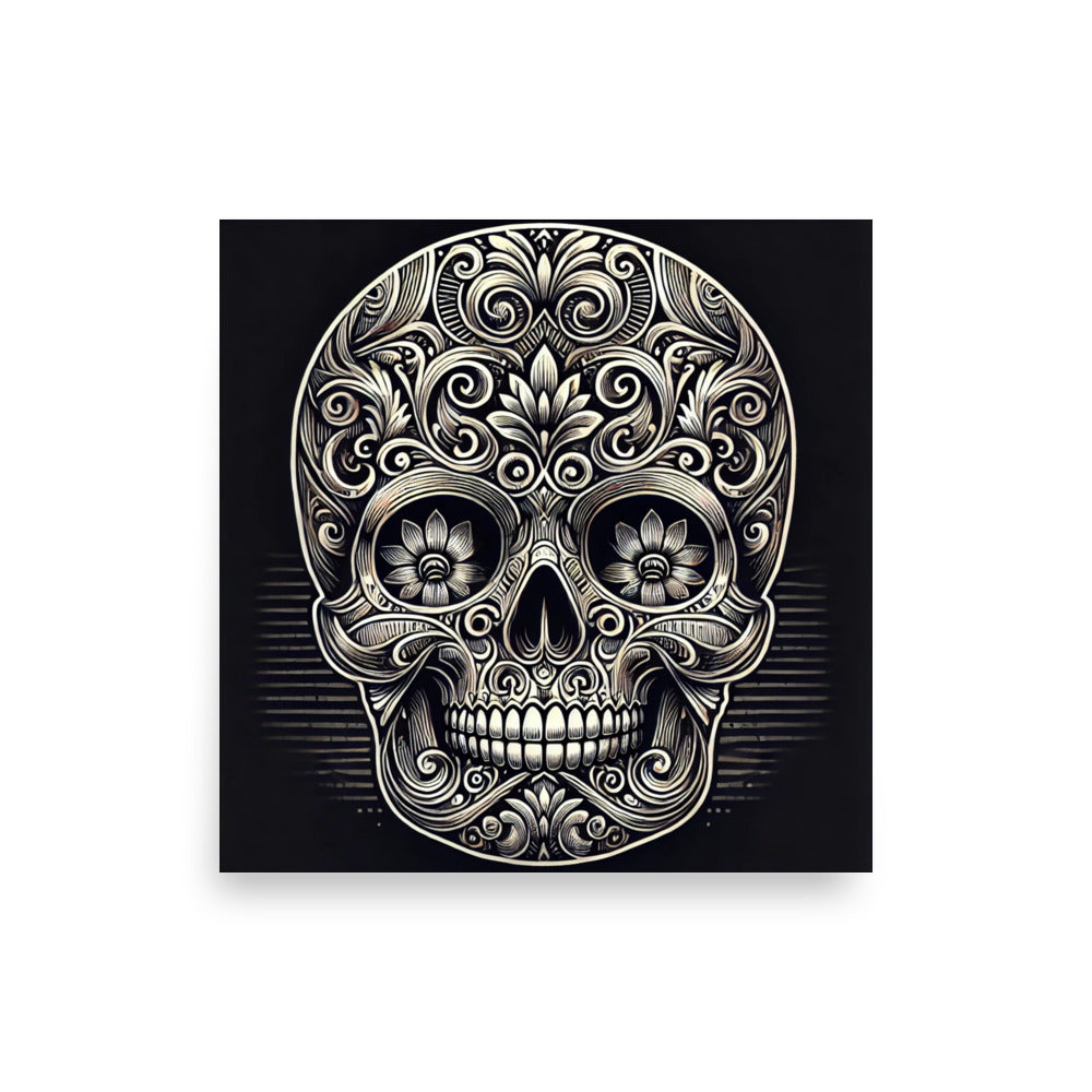 Póster HALLOWEEN calavera