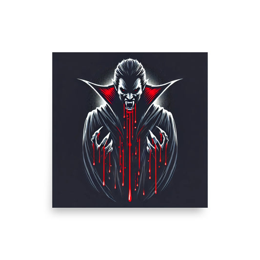 Póster HALLOWEEN vampiro
