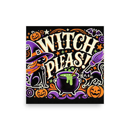 Póster HALLOWEEN witch please