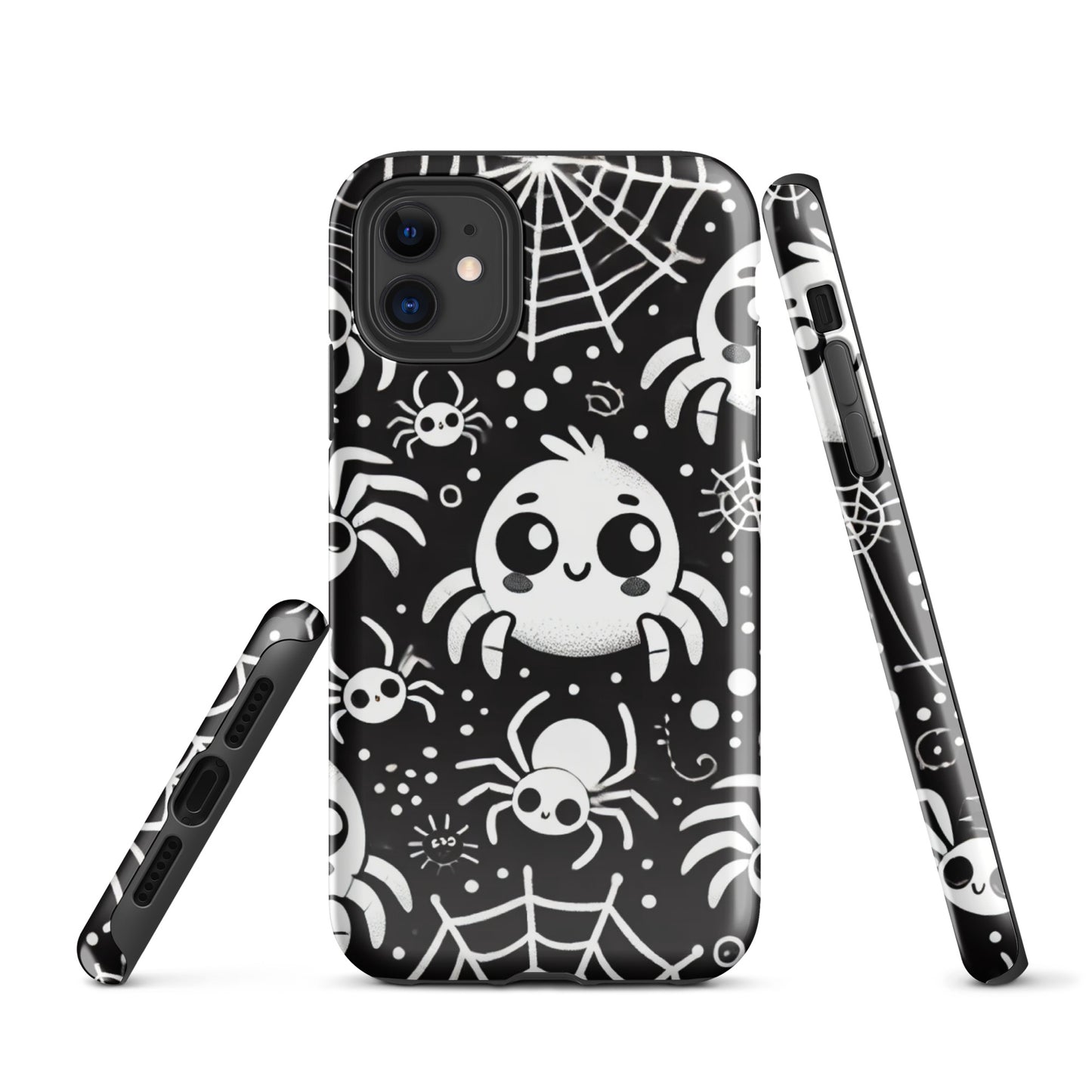 Funda dura iPhone HALLOWEEN arañas