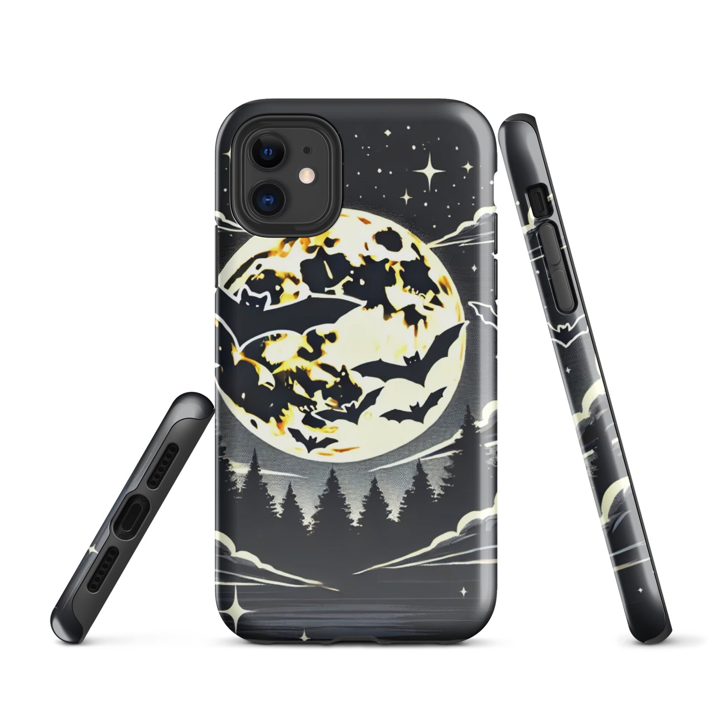 Funda dura iPhone HALLOWEEN murciélagos