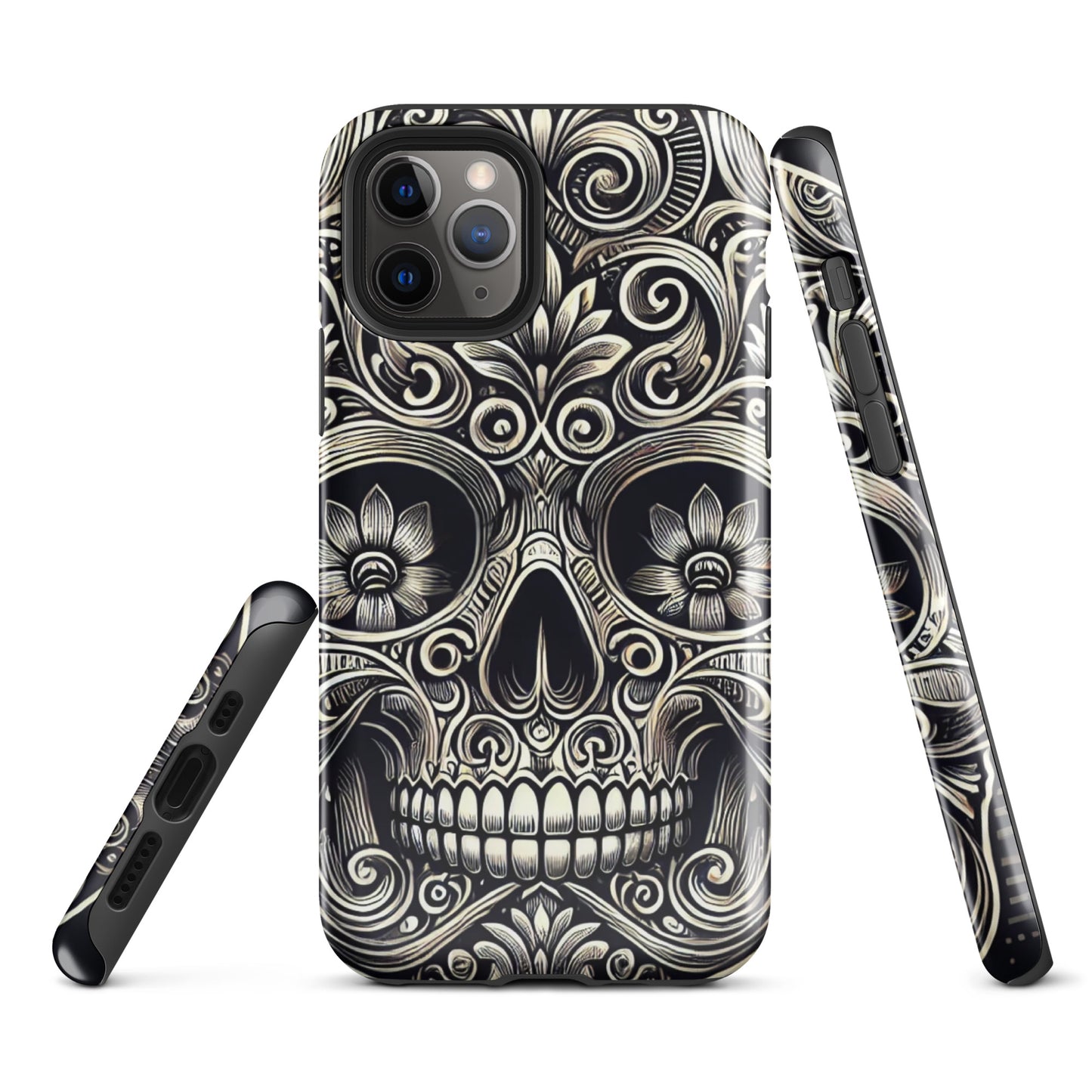Funda dura para iPhone HALLOWEEN calavera