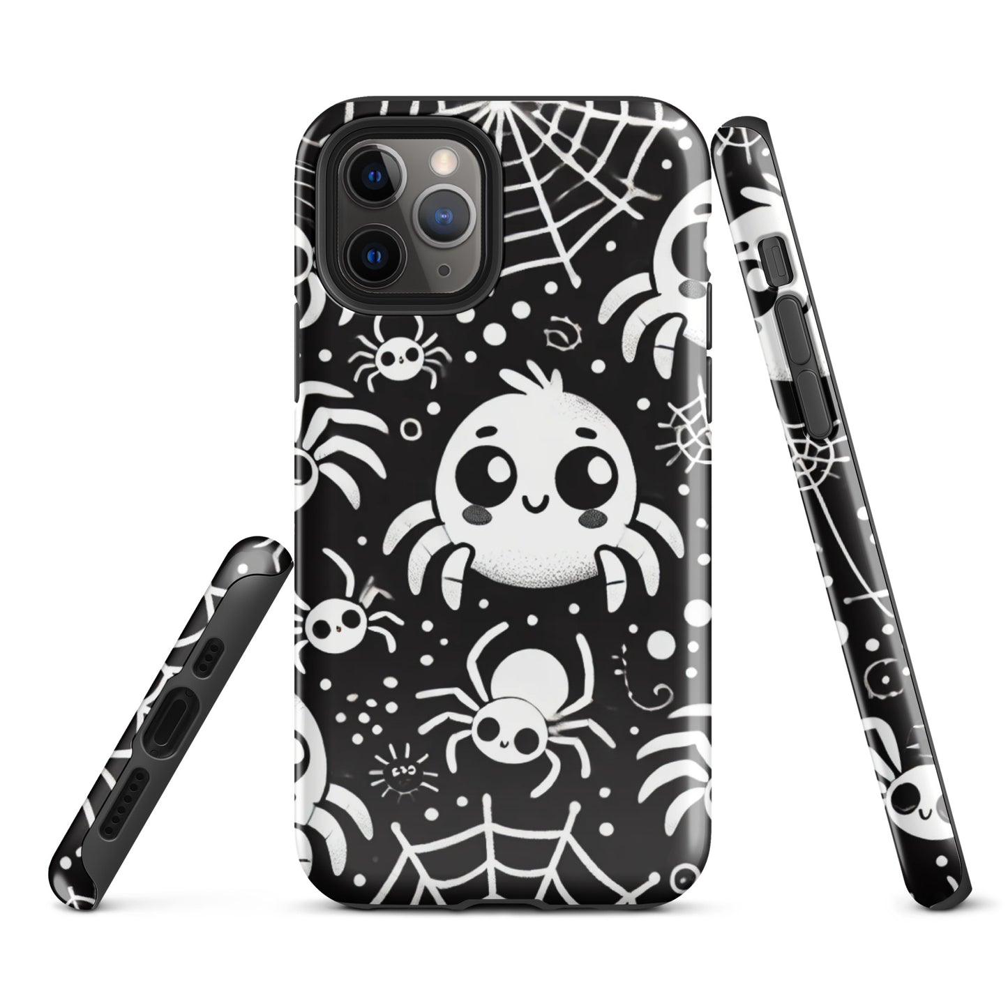 Funda dura iPhone HALLOWEEN arañas