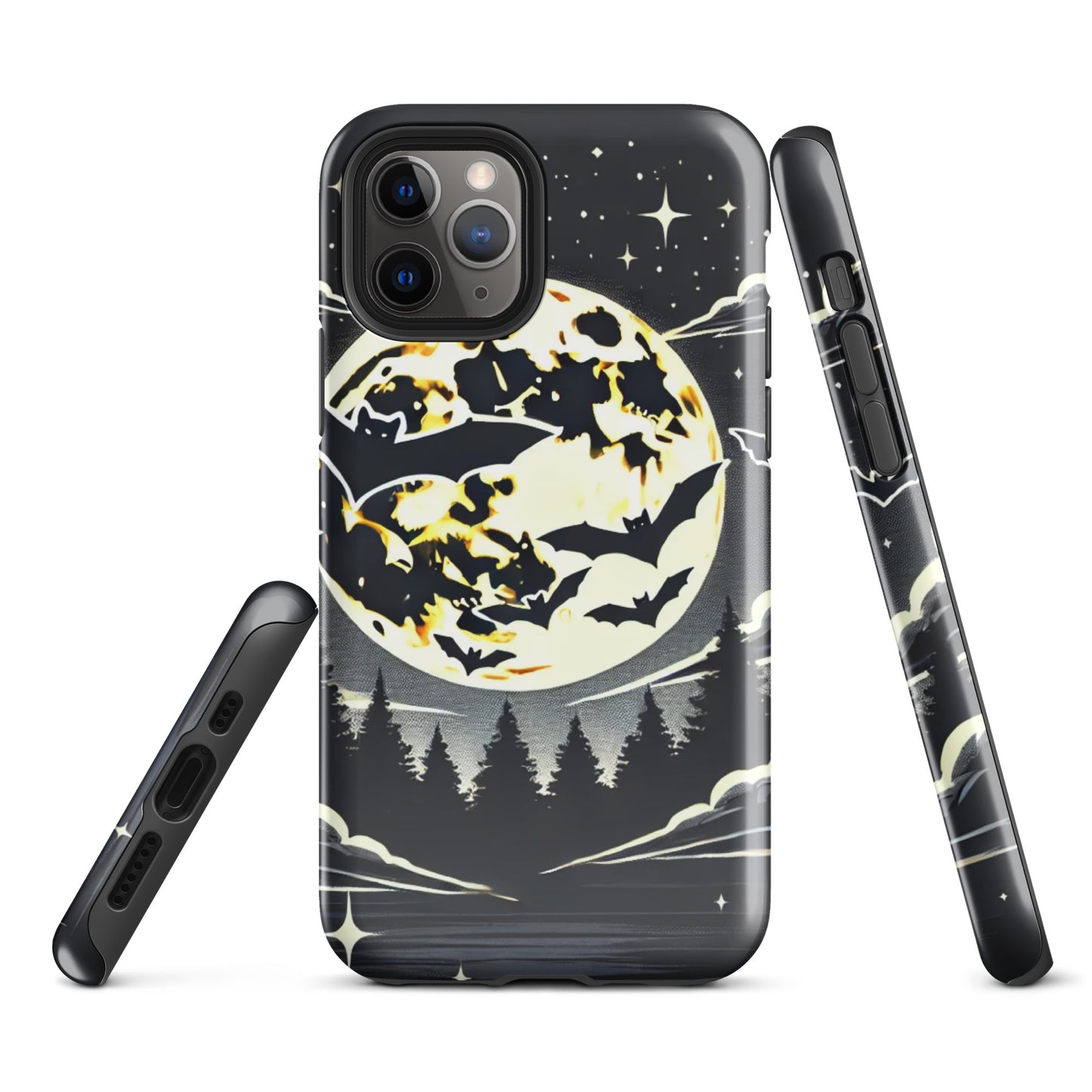 Funda dura iPhone HALLOWEEN murciélagos