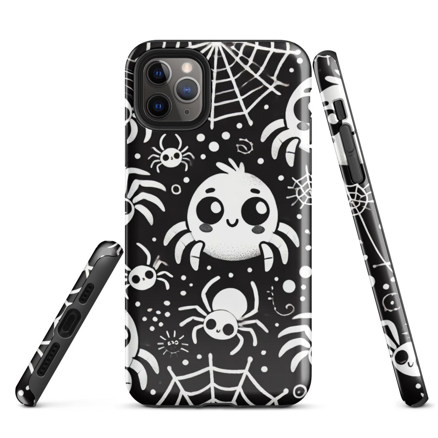 Funda dura iPhone HALLOWEEN arañas
