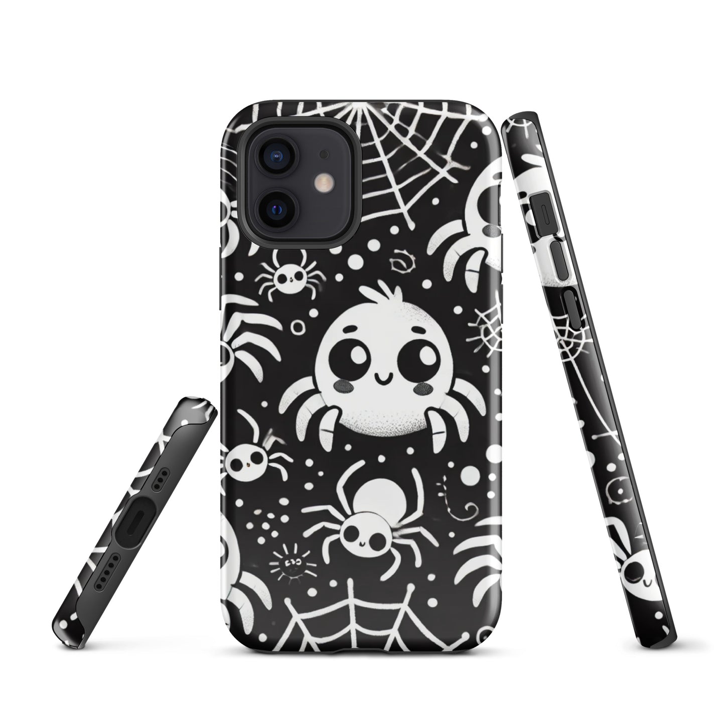 Funda dura iPhone HALLOWEEN arañas