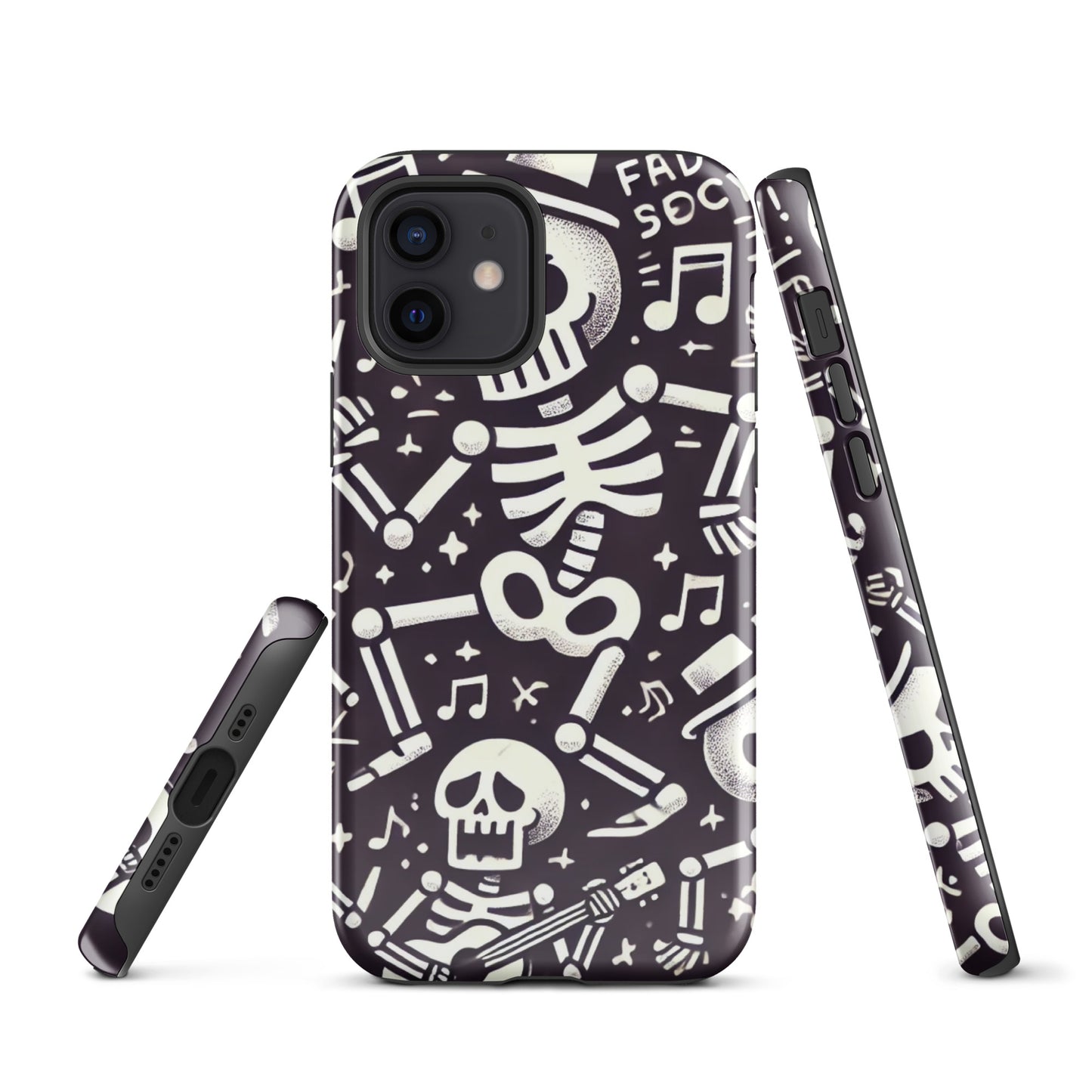 HALLOWEEN skeletons iPhone hard case