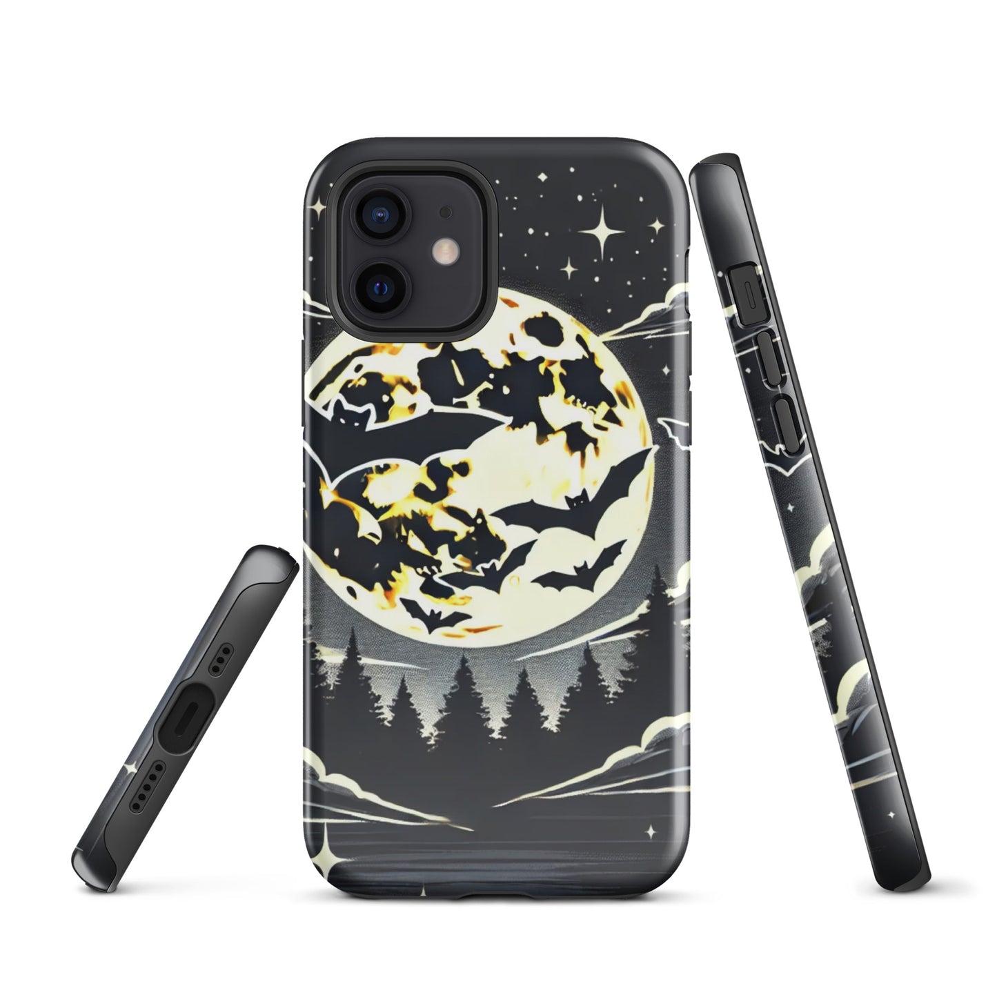 Funda dura iPhone HALLOWEEN murciélagos