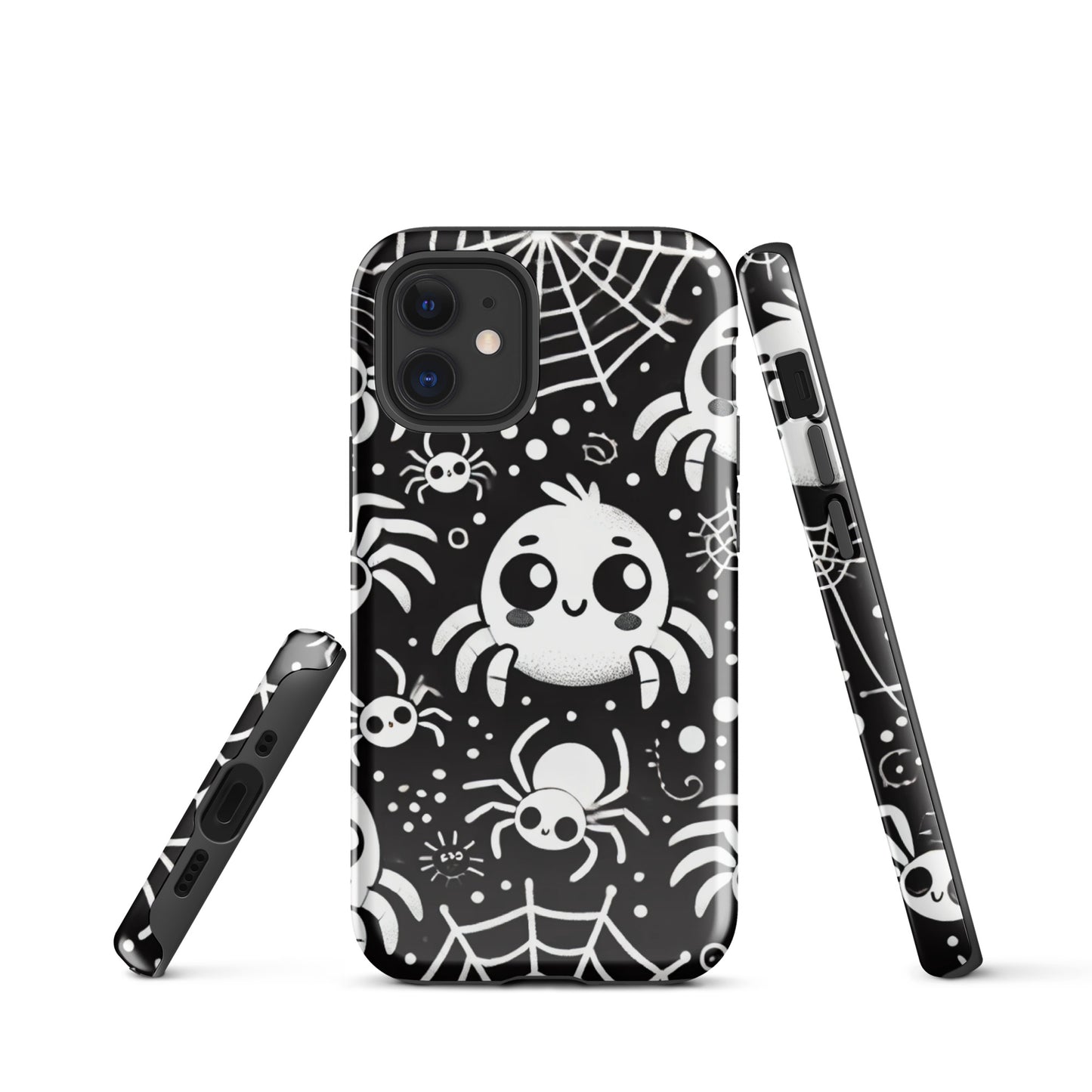 Funda dura iPhone HALLOWEEN arañas