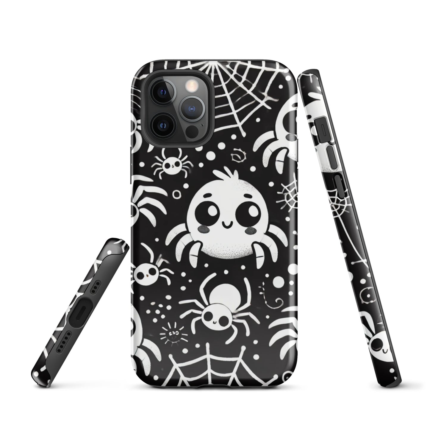 Funda dura iPhone HALLOWEEN arañas