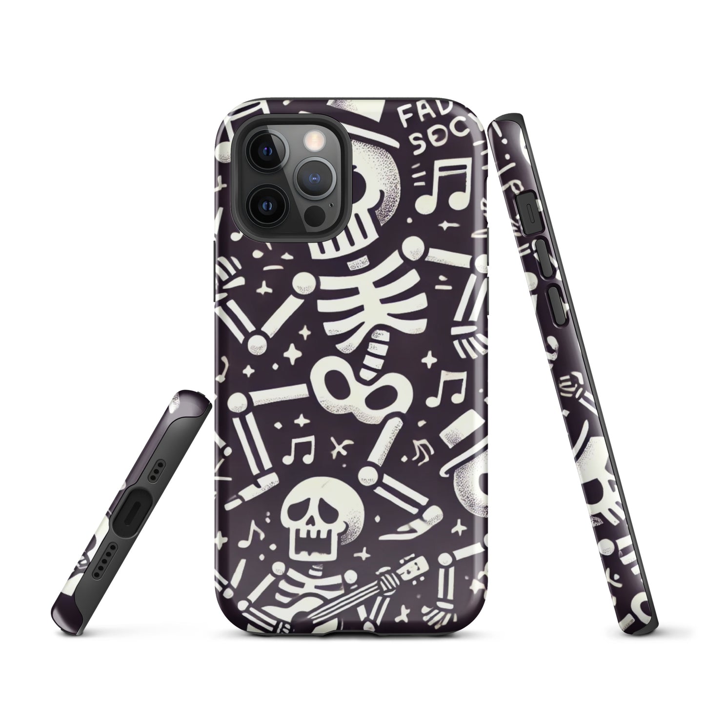 HALLOWEEN skeletons iPhone hard case