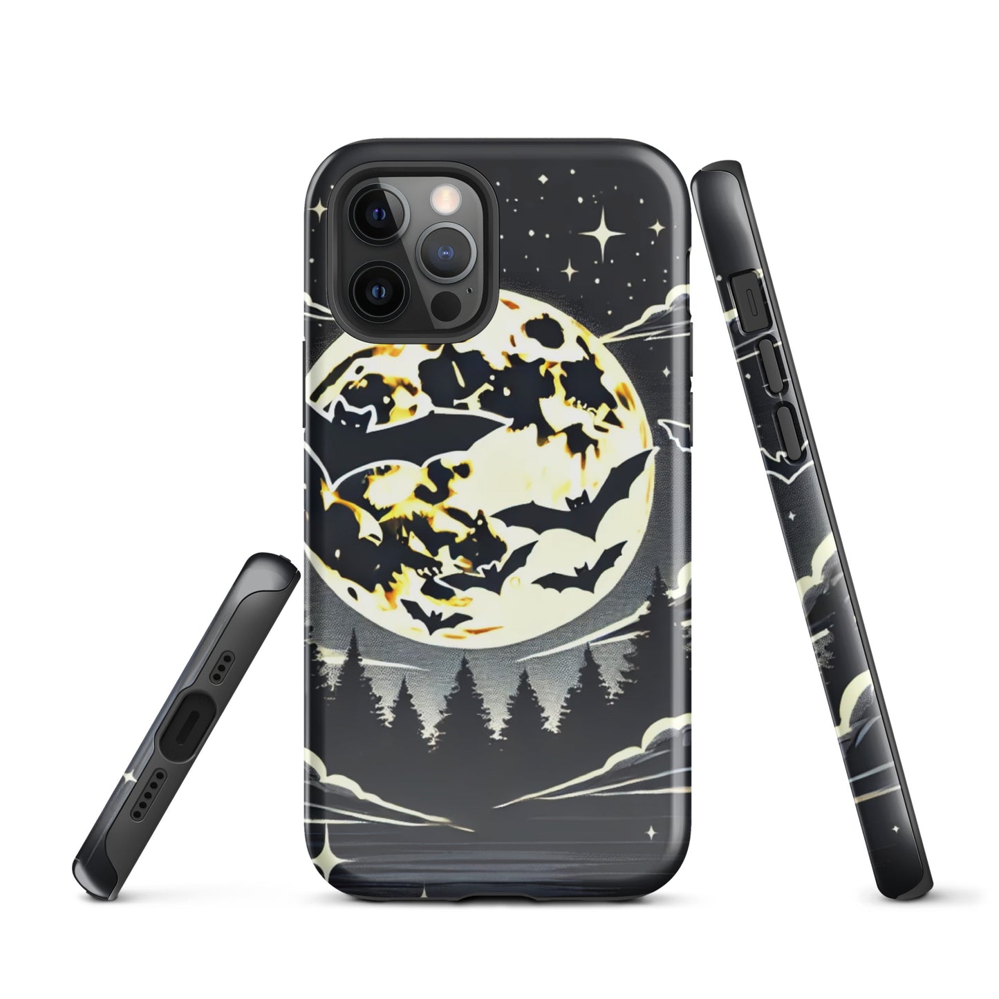 Funda dura iPhone HALLOWEEN murciélagos