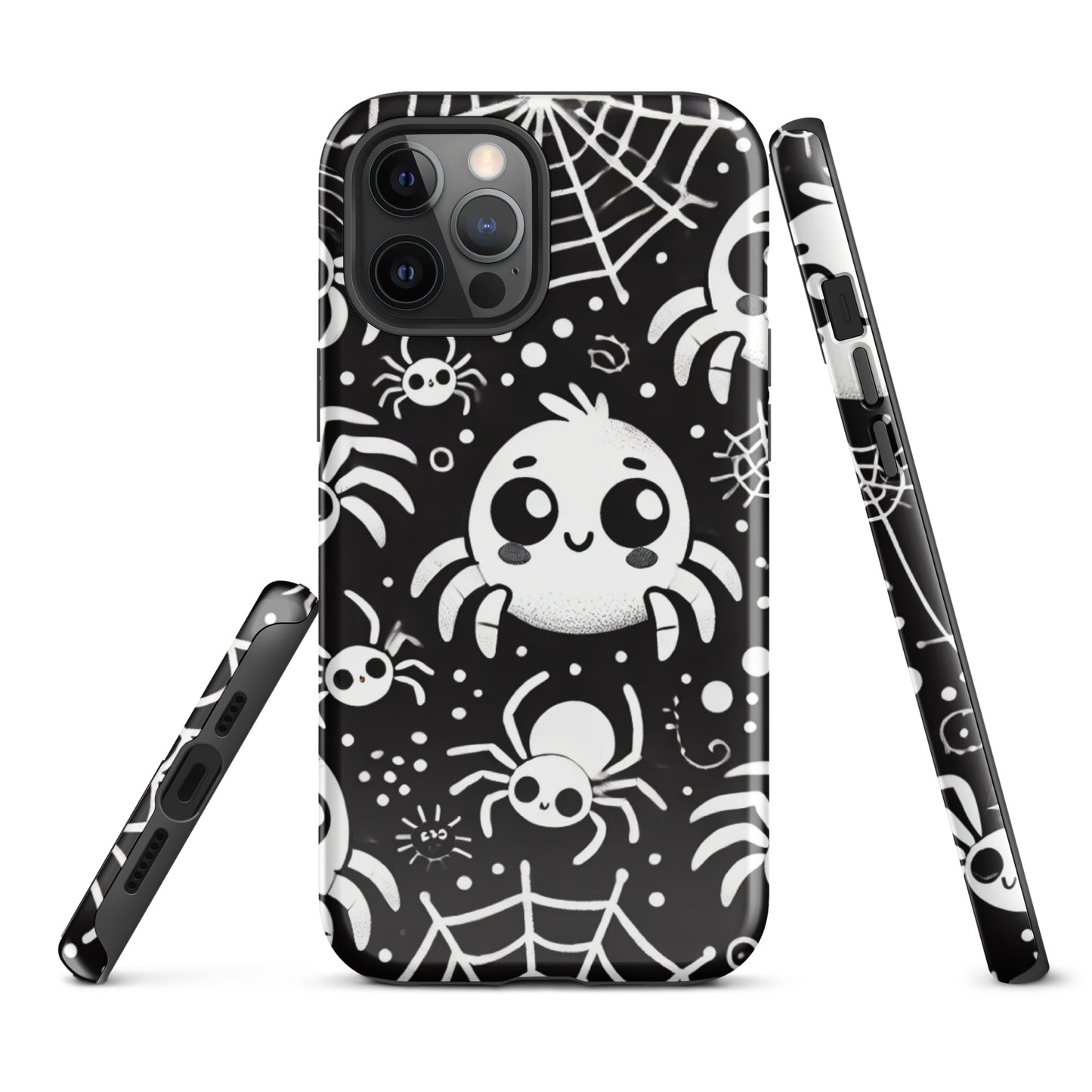 Funda dura iPhone HALLOWEEN arañas