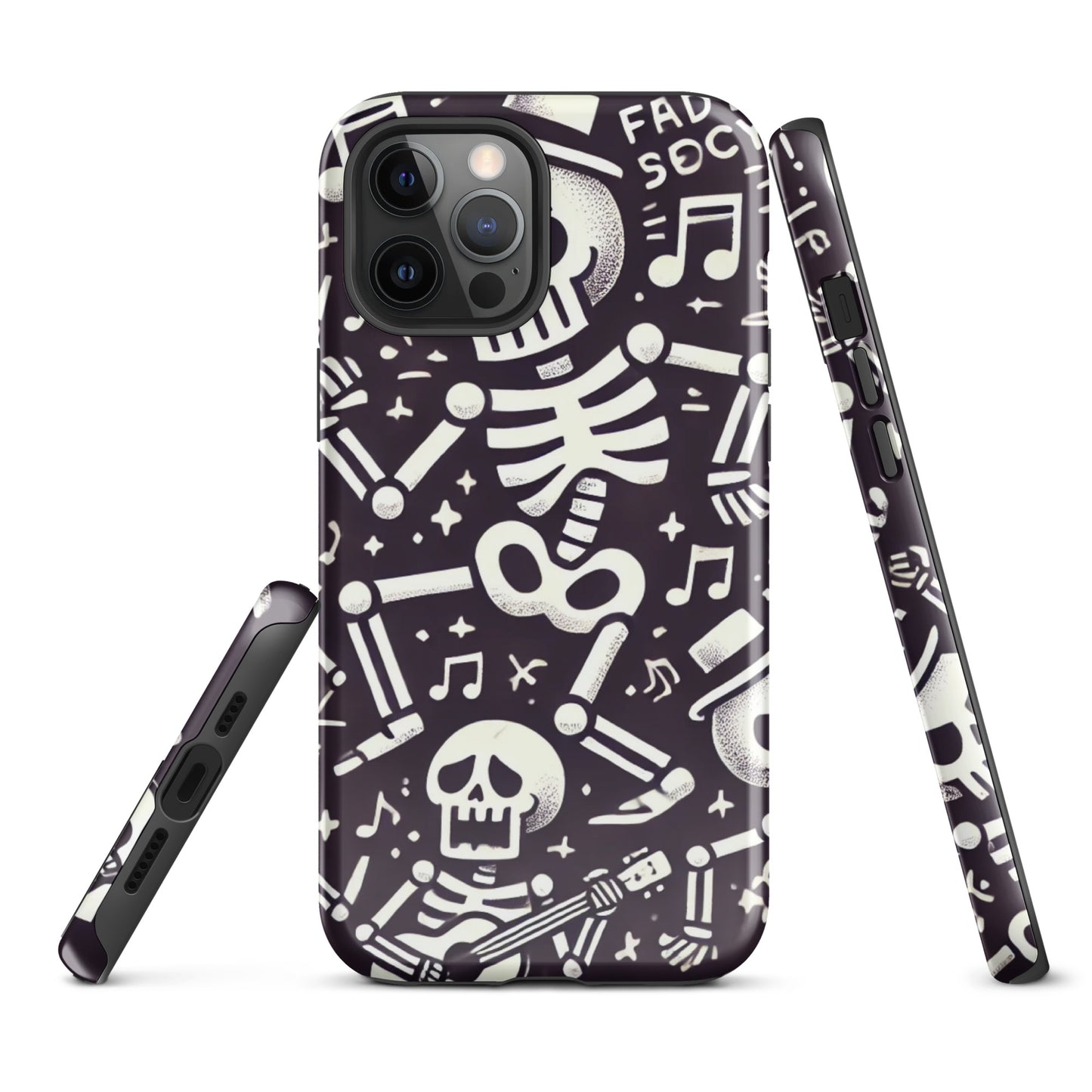 HALLOWEEN skeletons iPhone hard case