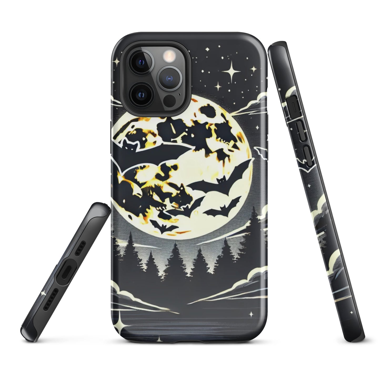 Funda dura iPhone HALLOWEEN murciélagos