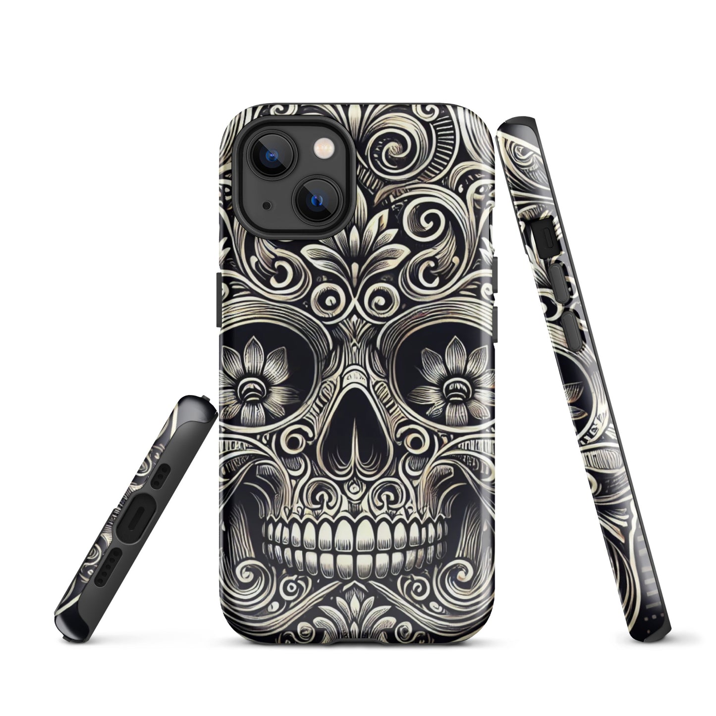 Funda dura para iPhone HALLOWEEN calavera