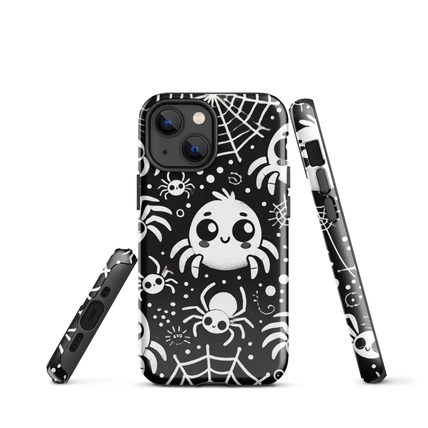 Funda dura iPhone HALLOWEEN arañas