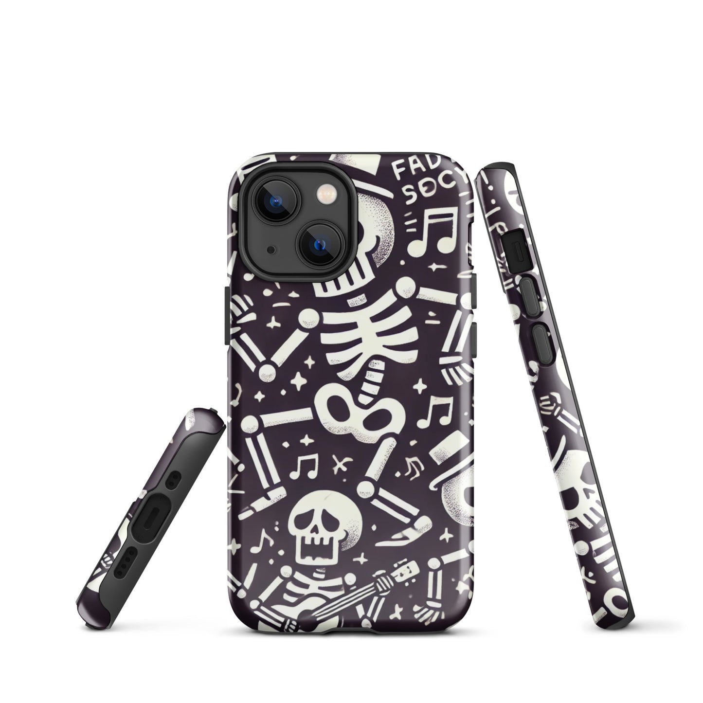 HALLOWEEN skeletons iPhone hard case