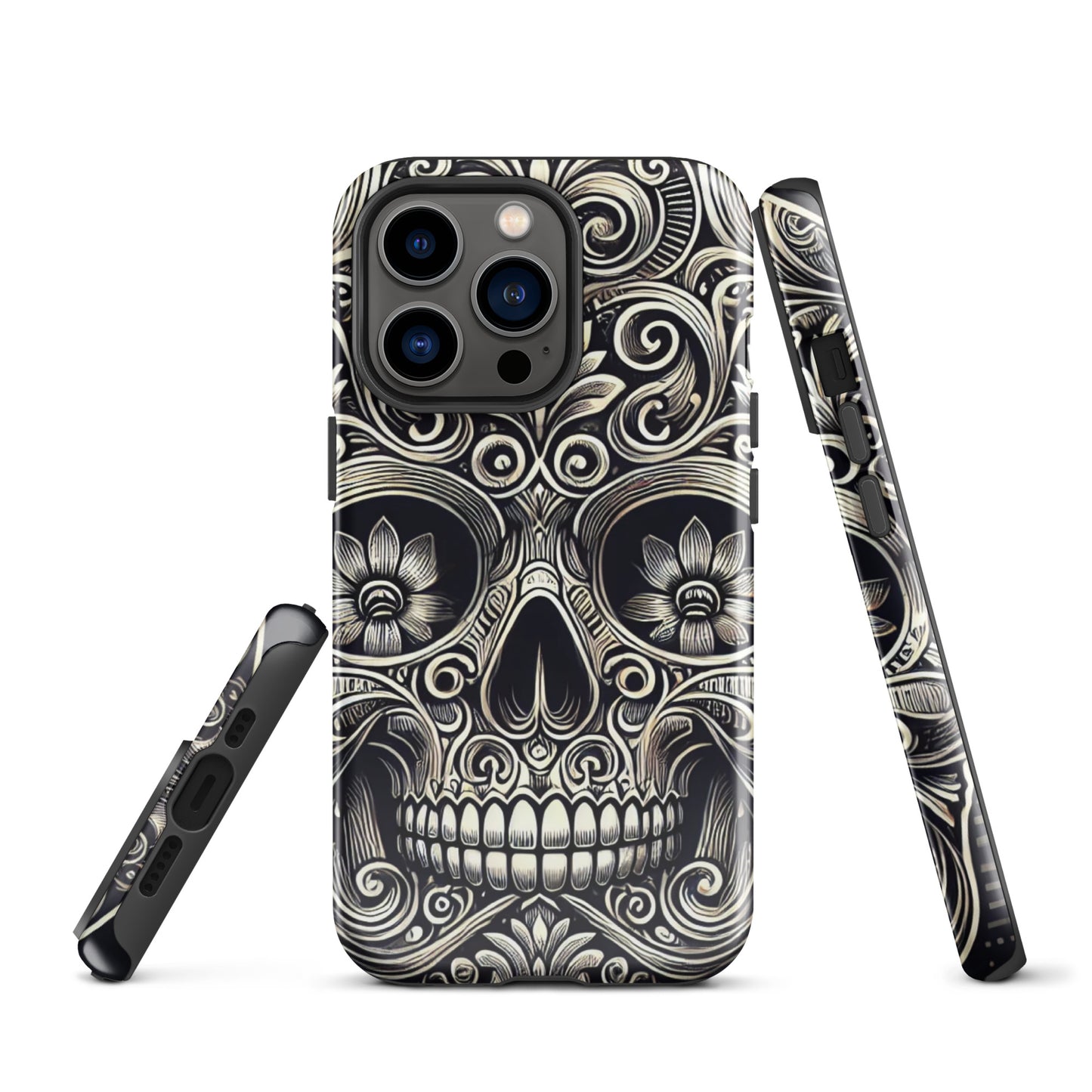 Funda dura para iPhone HALLOWEEN calavera