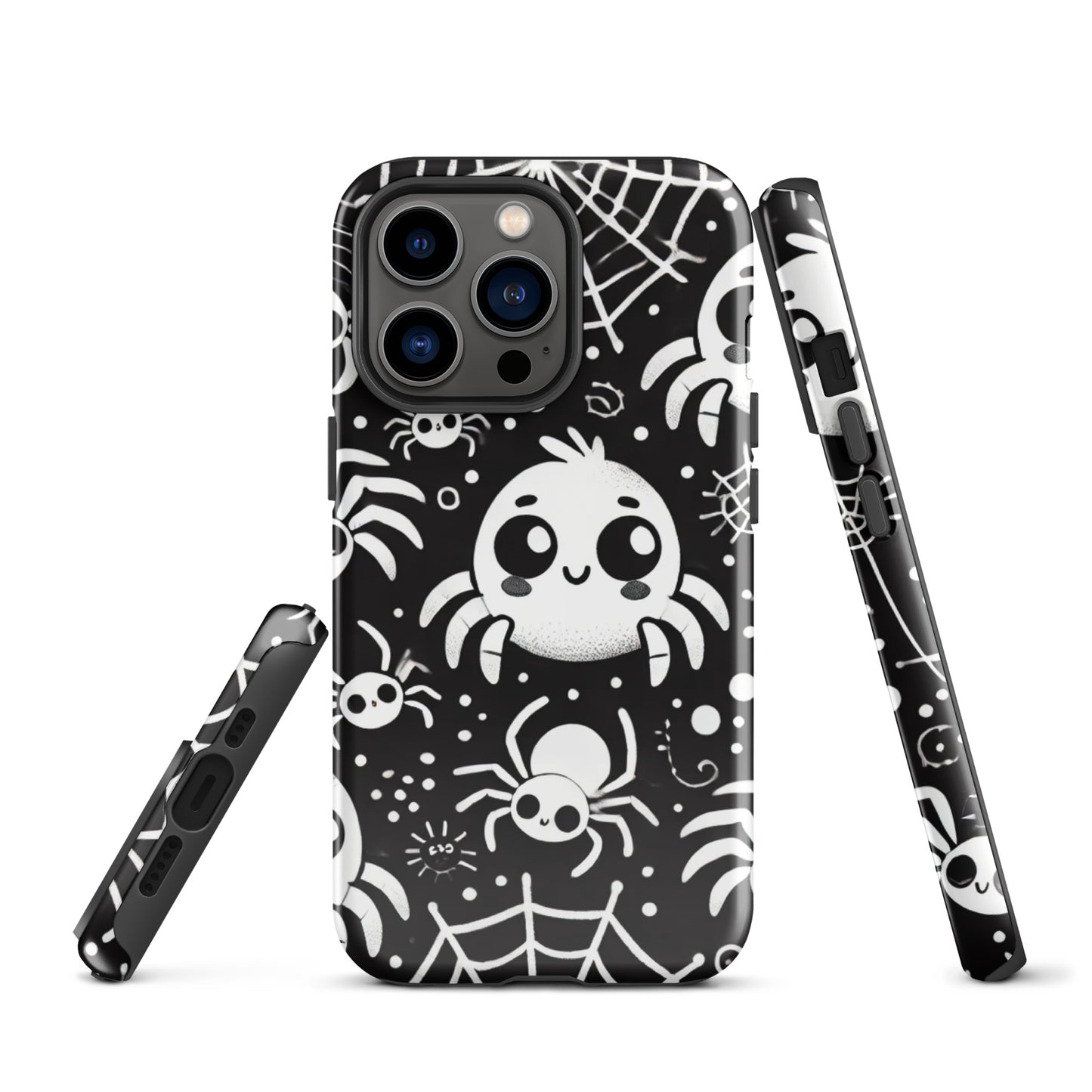 Funda dura iPhone HALLOWEEN arañas