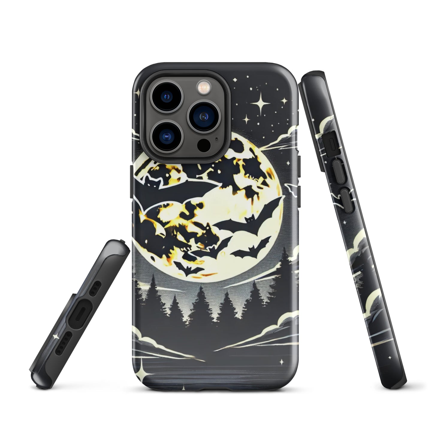 Funda dura iPhone HALLOWEEN murciélagos