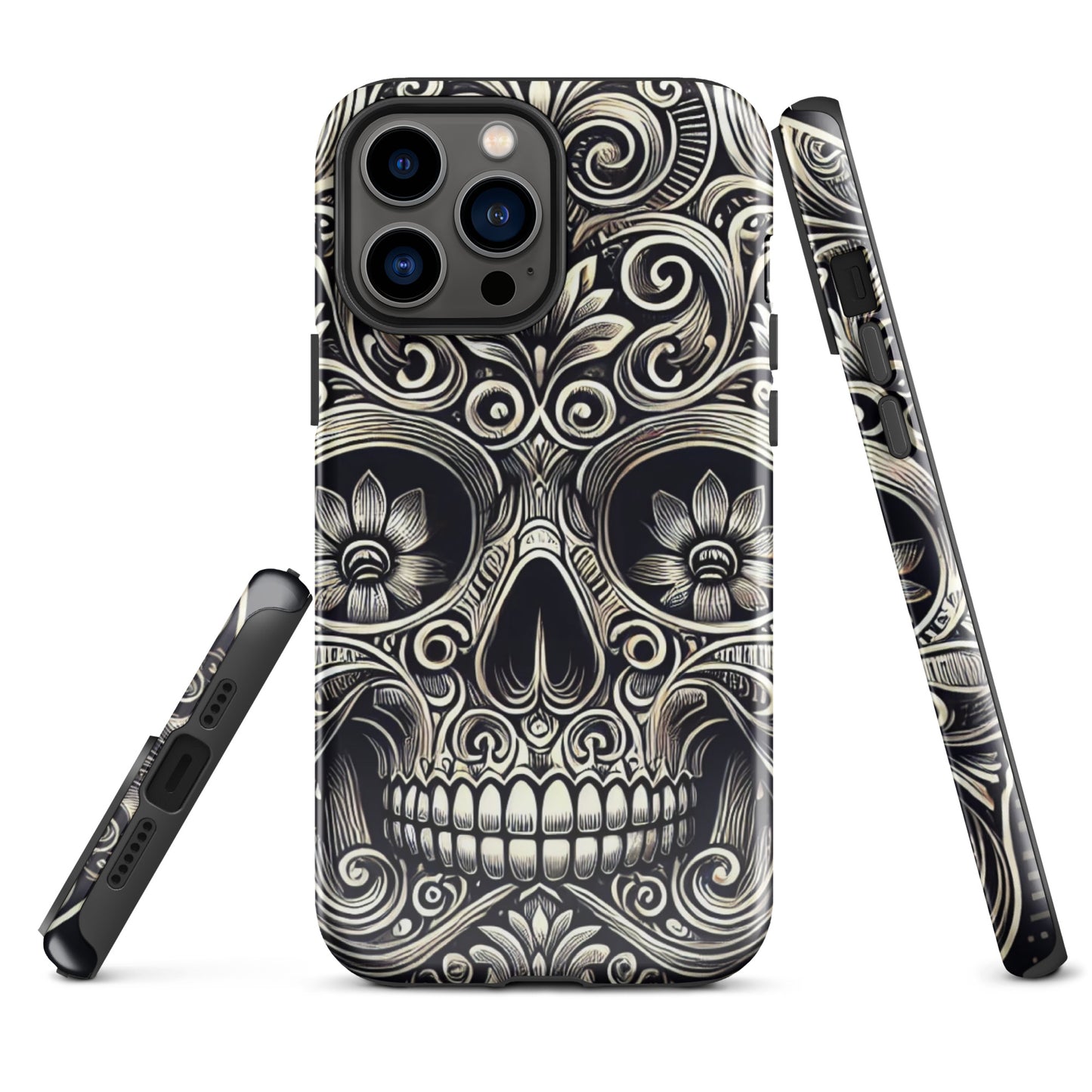 Funda dura para iPhone HALLOWEEN calavera