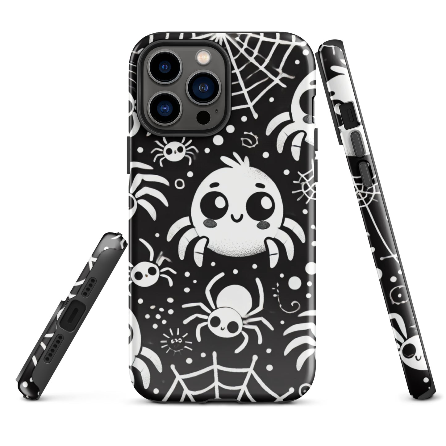 Funda dura iPhone HALLOWEEN arañas