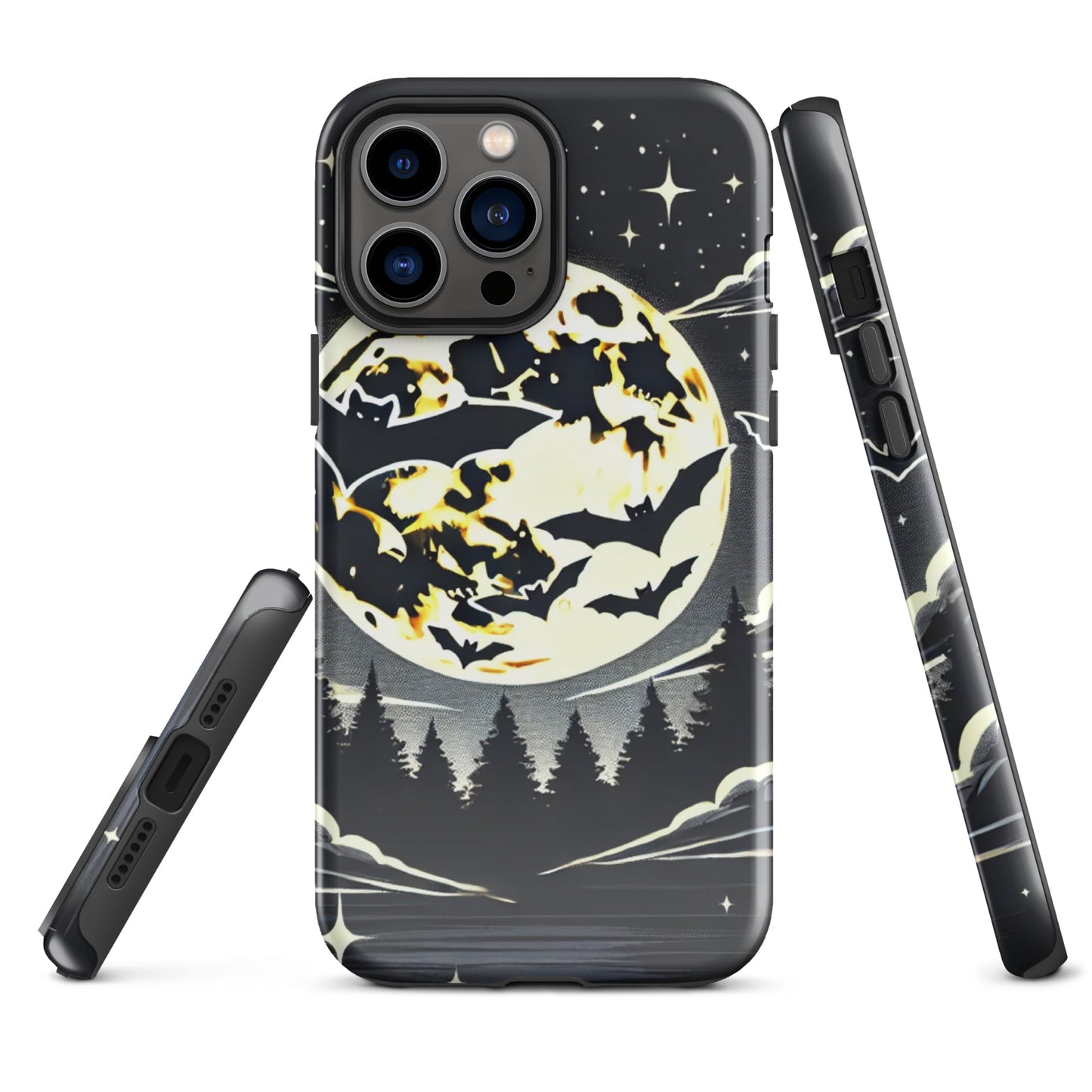 Funda dura iPhone HALLOWEEN murciélagos