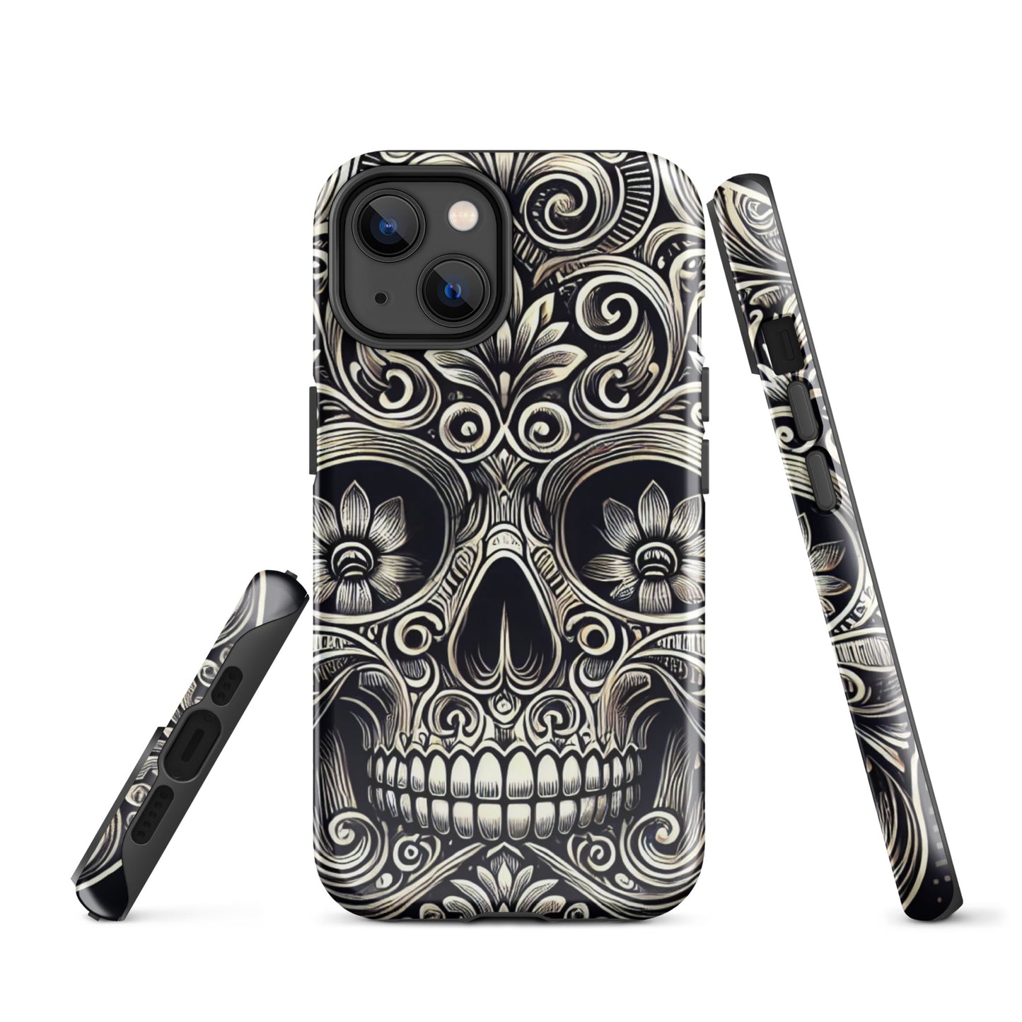 Funda dura para iPhone HALLOWEEN calavera