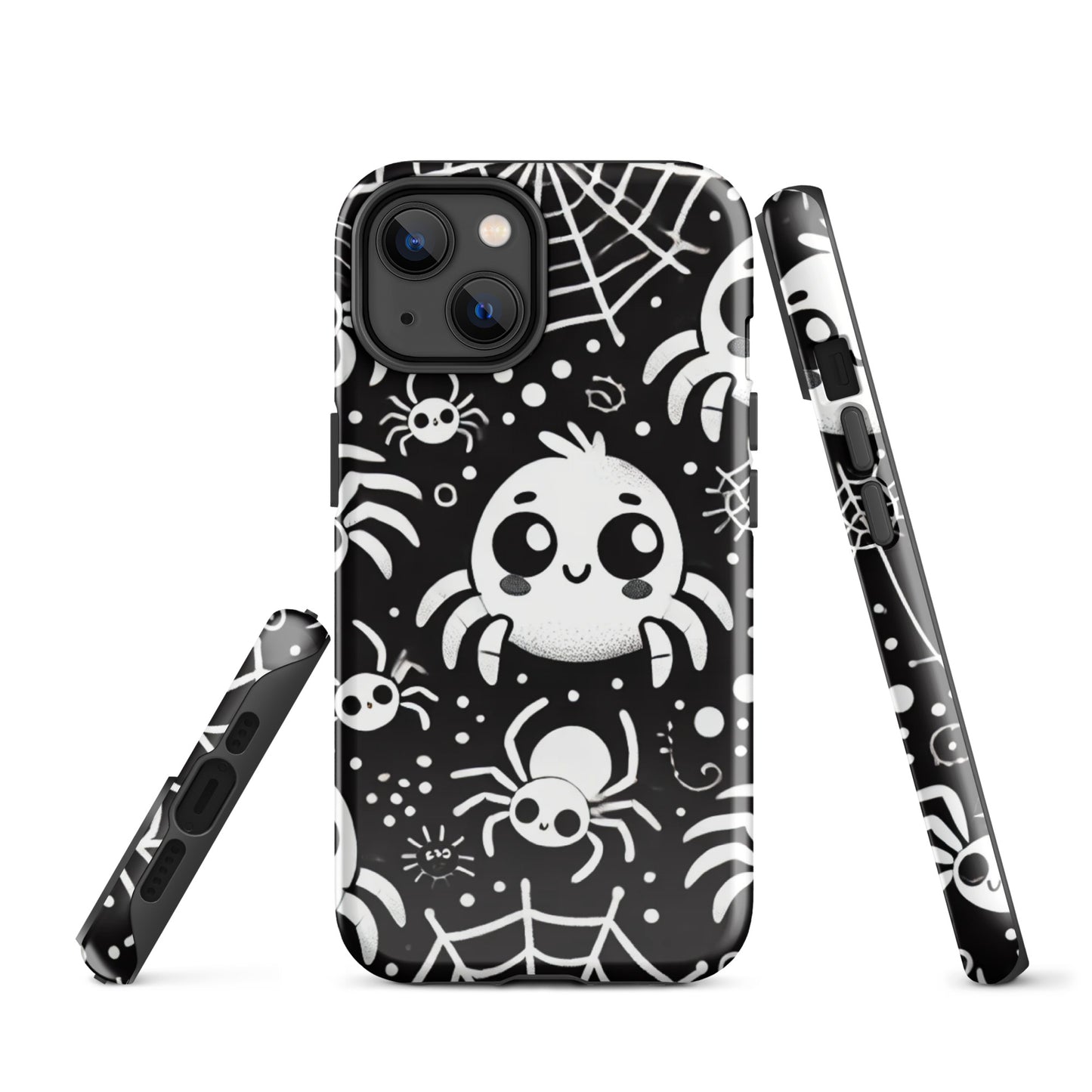Funda dura iPhone HALLOWEEN arañas