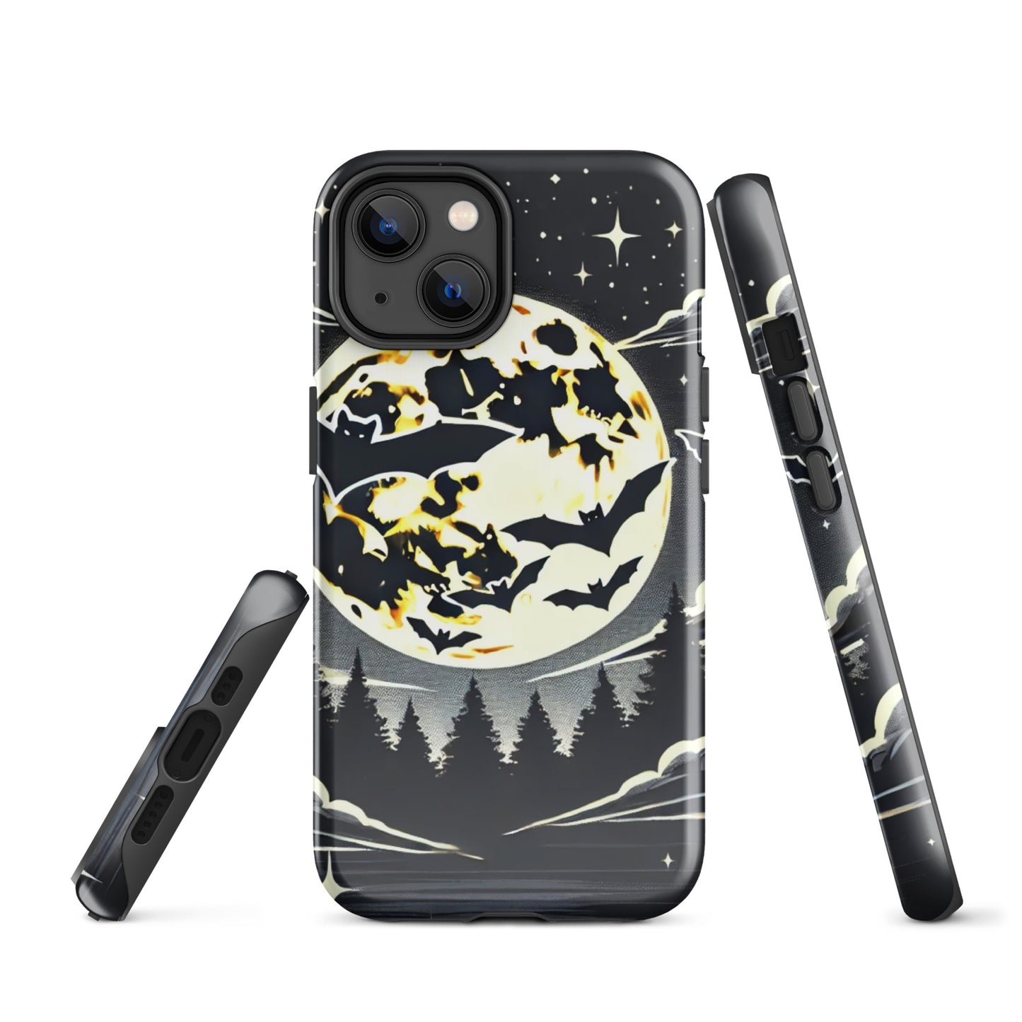 Funda dura iPhone HALLOWEEN murciélagos