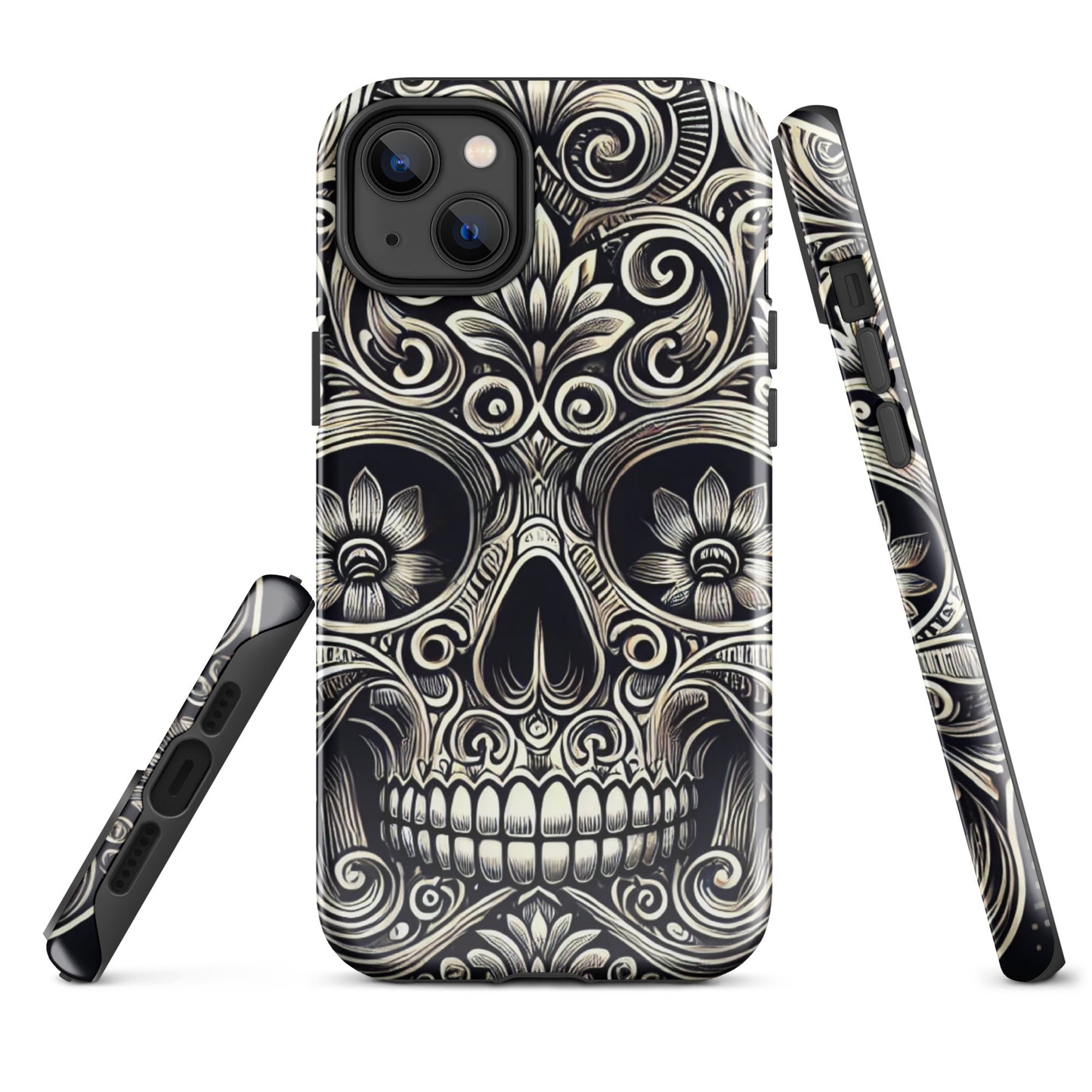 Funda dura para iPhone HALLOWEEN calavera