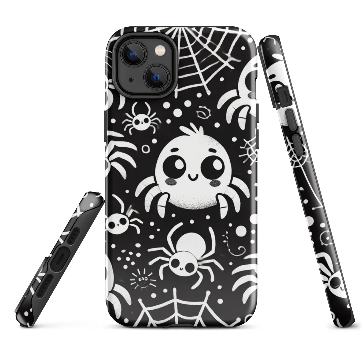 Funda dura iPhone HALLOWEEN arañas