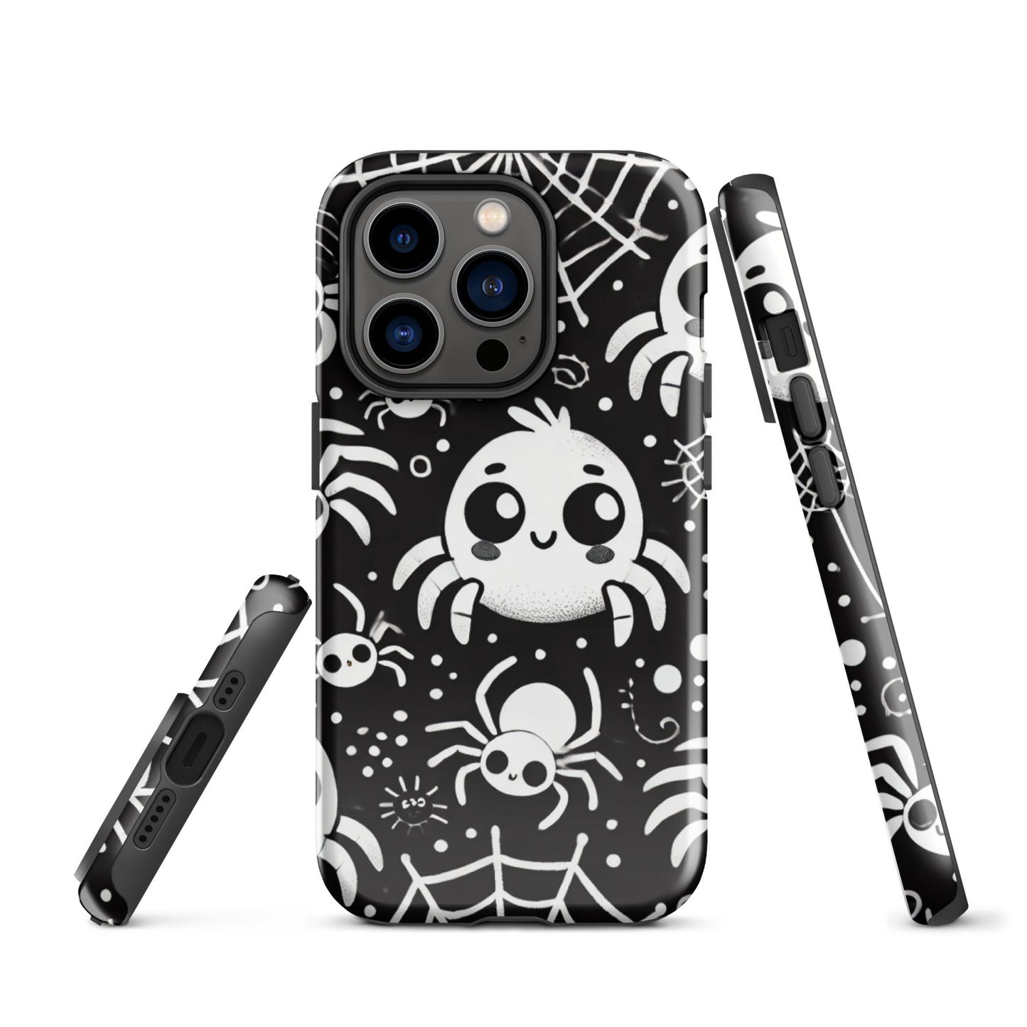 Funda dura iPhone HALLOWEEN arañas