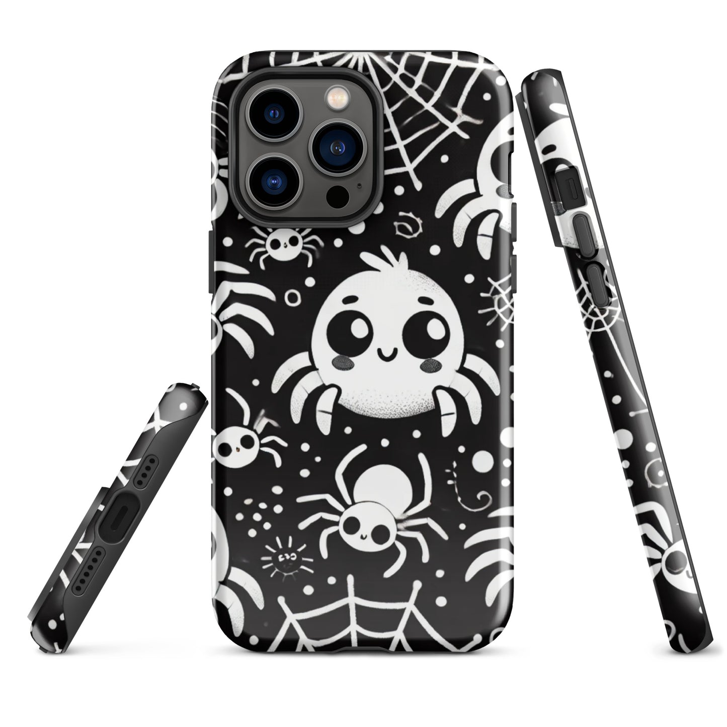 Funda dura iPhone HALLOWEEN arañas