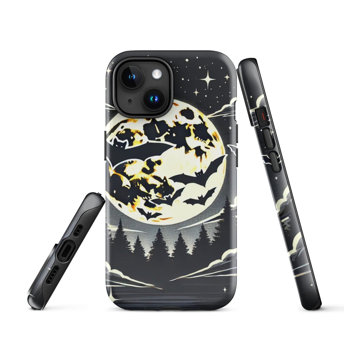 Funda dura iPhone HALLOWEEN murciélagos
