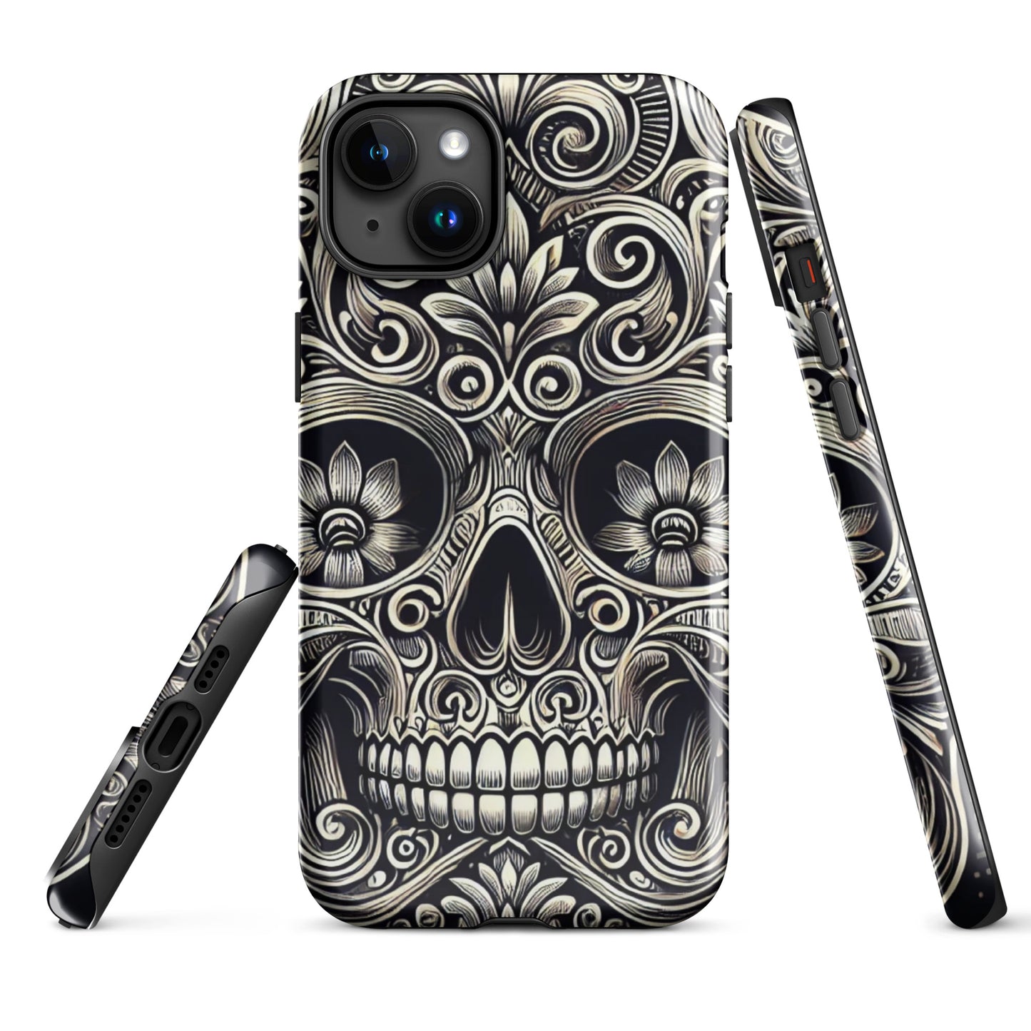 Funda dura para iPhone HALLOWEEN calavera