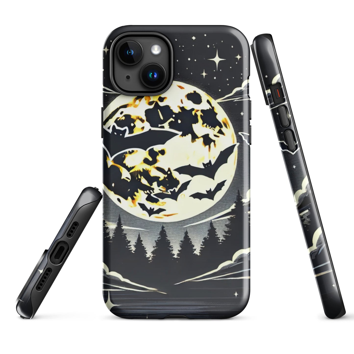 Funda dura iPhone HALLOWEEN murciélagos
