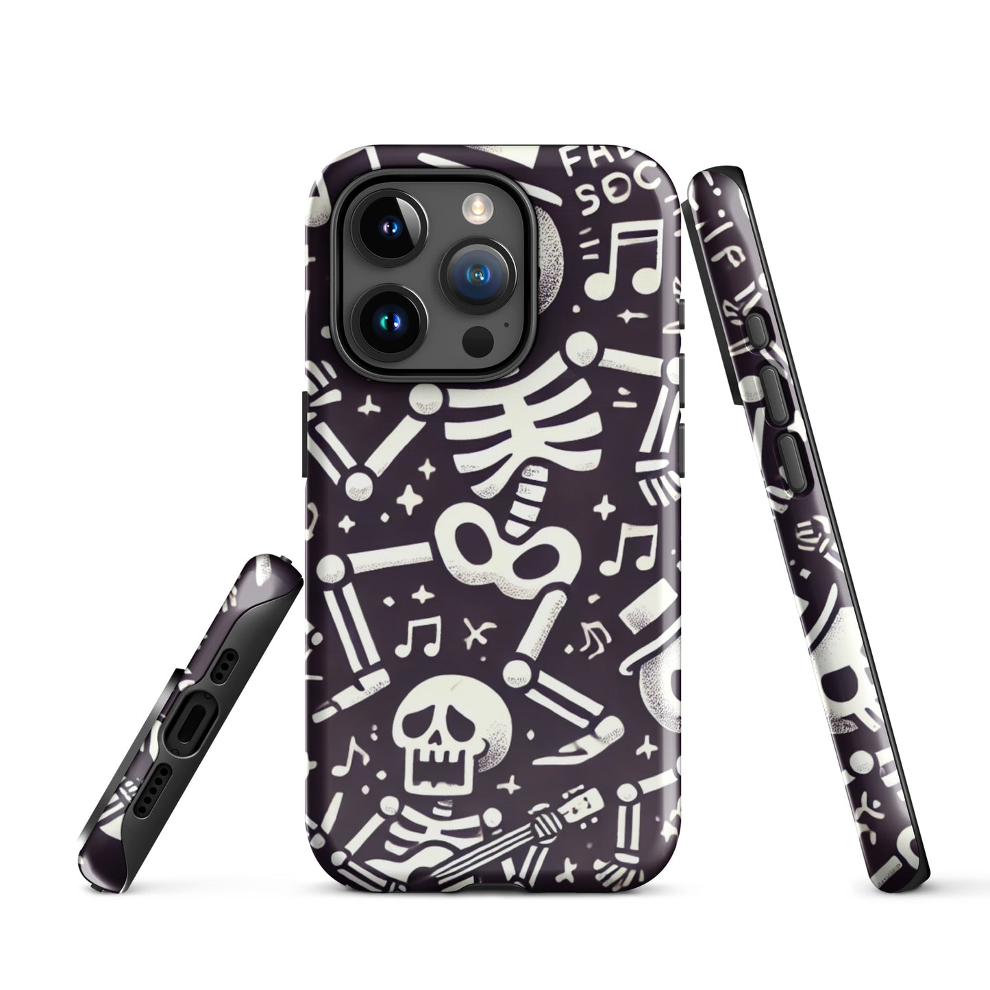 HALLOWEEN skeletons iPhone hard case
