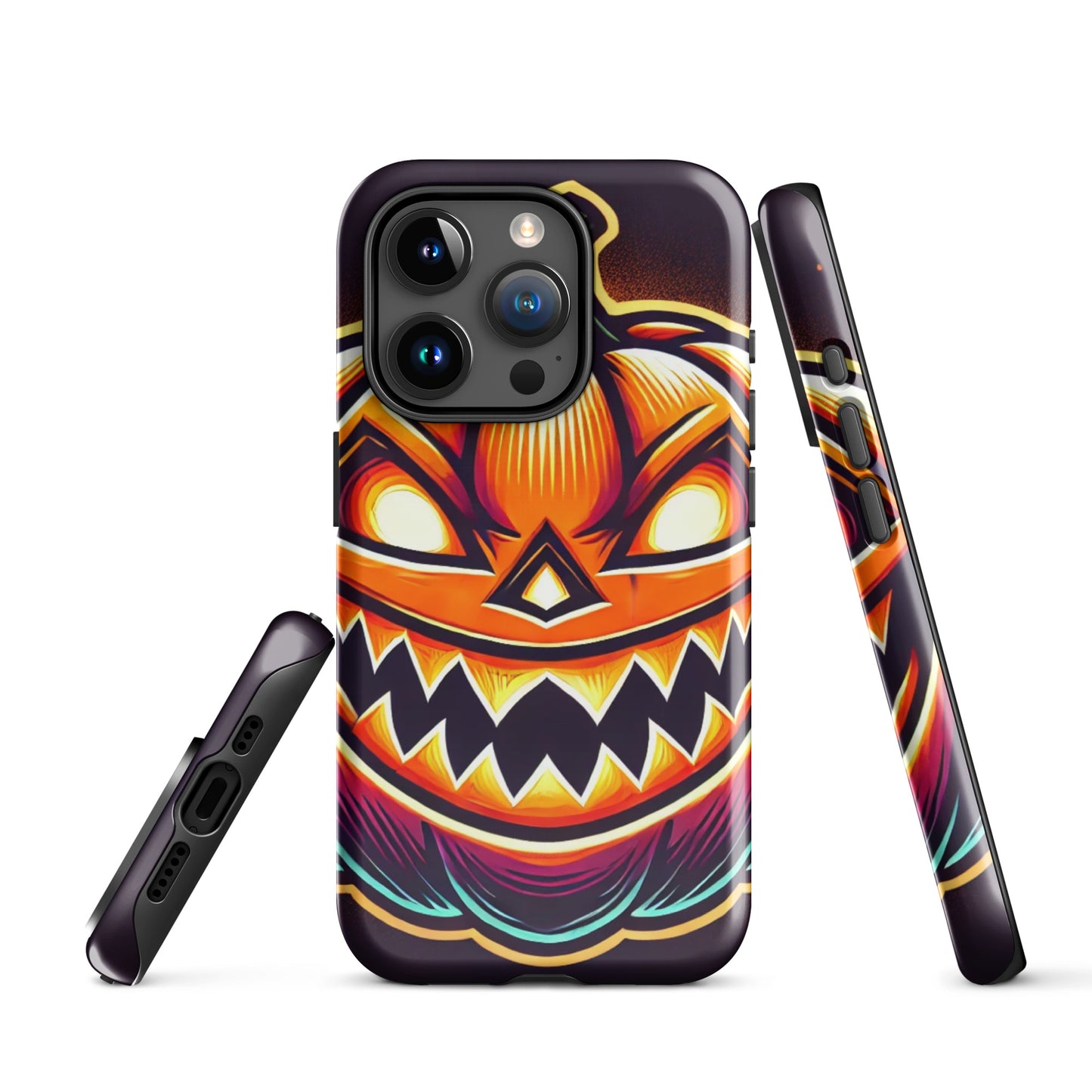 Funda dura iPhone HALLOWEEN calabaza terrorífica