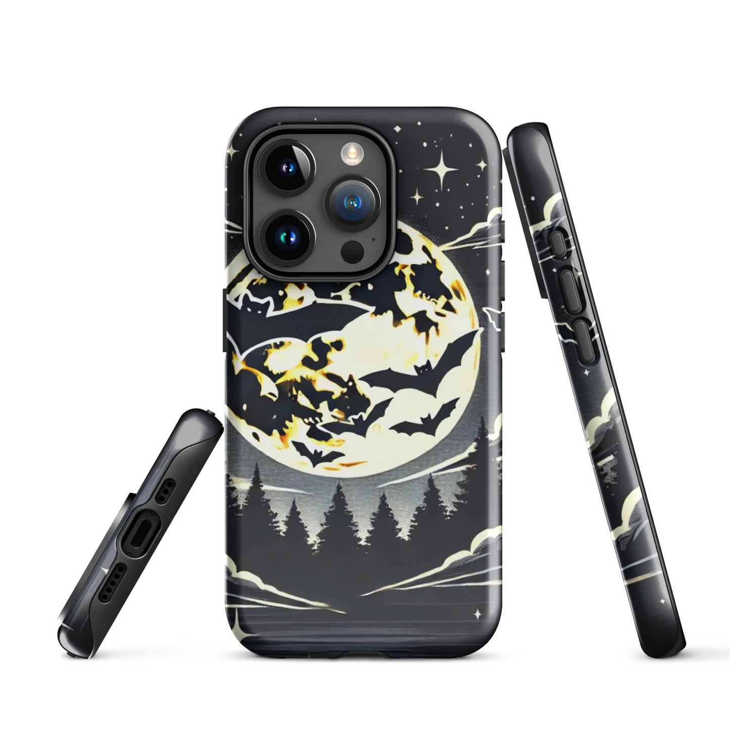 Funda dura iPhone HALLOWEEN murciélagos