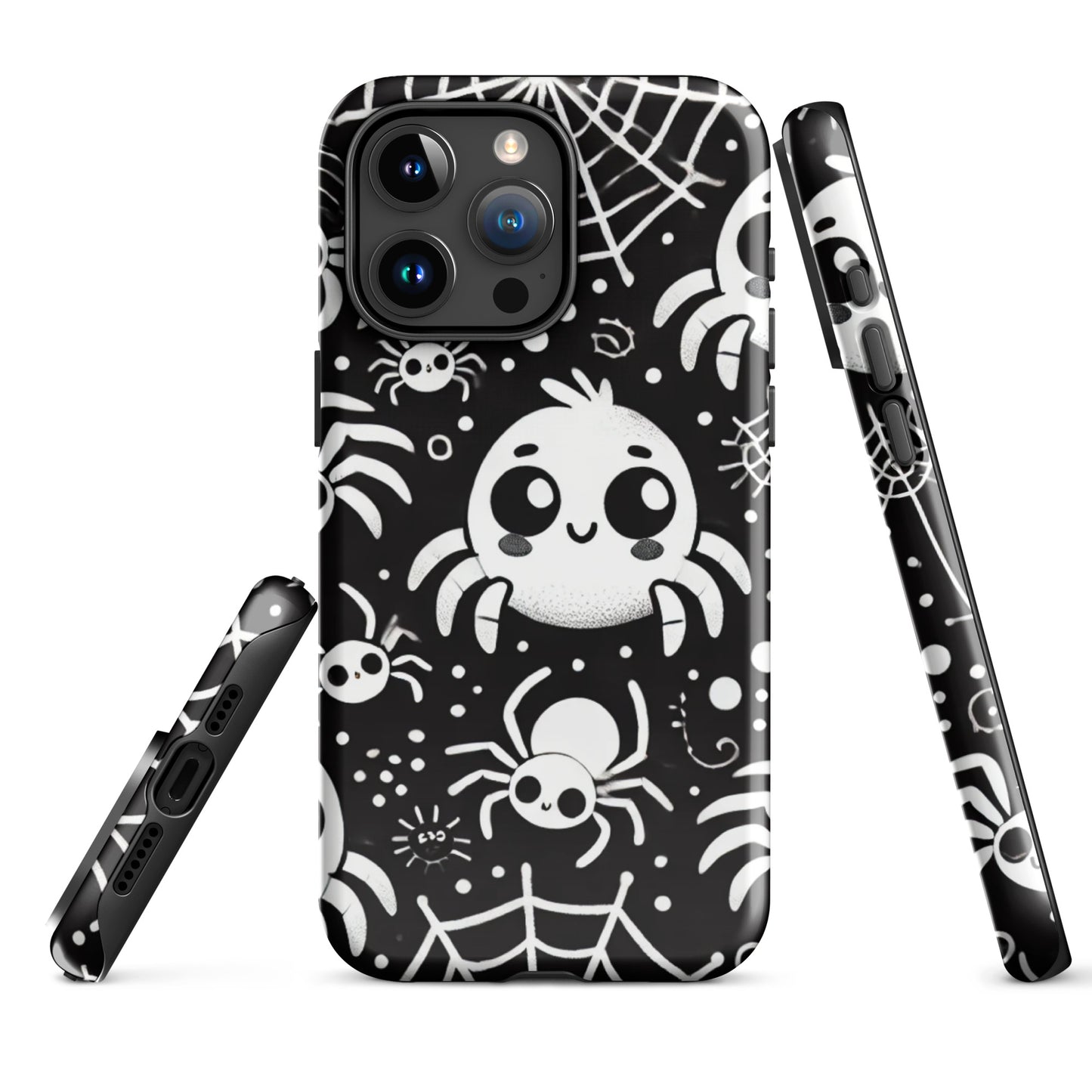 Funda dura iPhone HALLOWEEN arañas