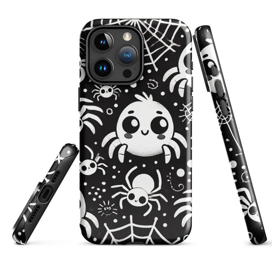 Funda dura iPhone HALLOWEEN arañas