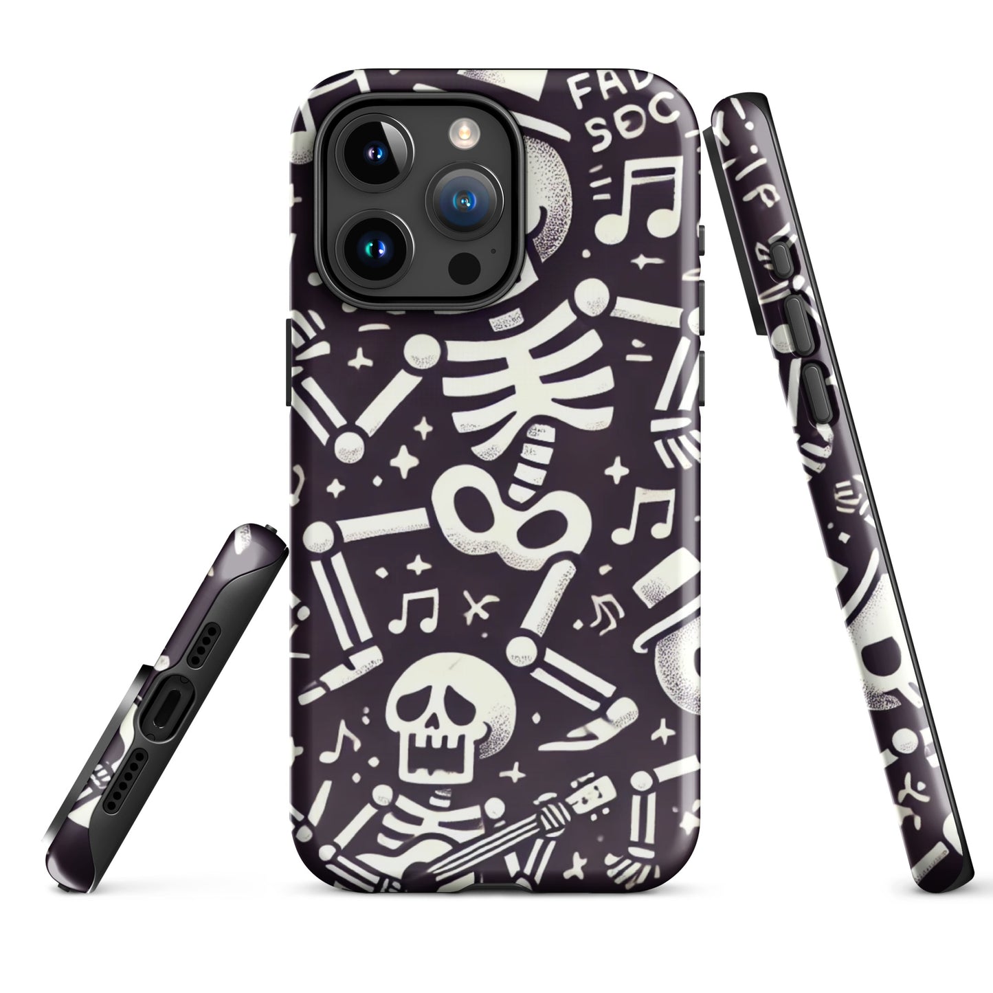 HALLOWEEN skeletons iPhone hard case